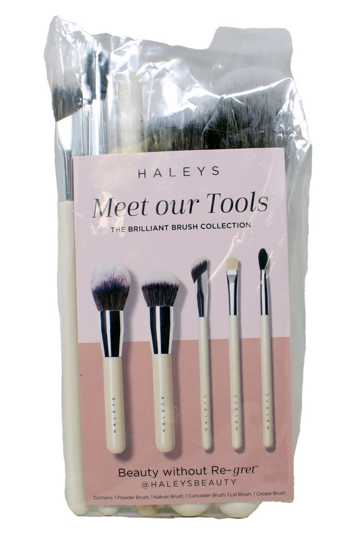 HALEYS The Brilliant Brush Collection Professional Makeup Brush Set (5 Piece) wkmds