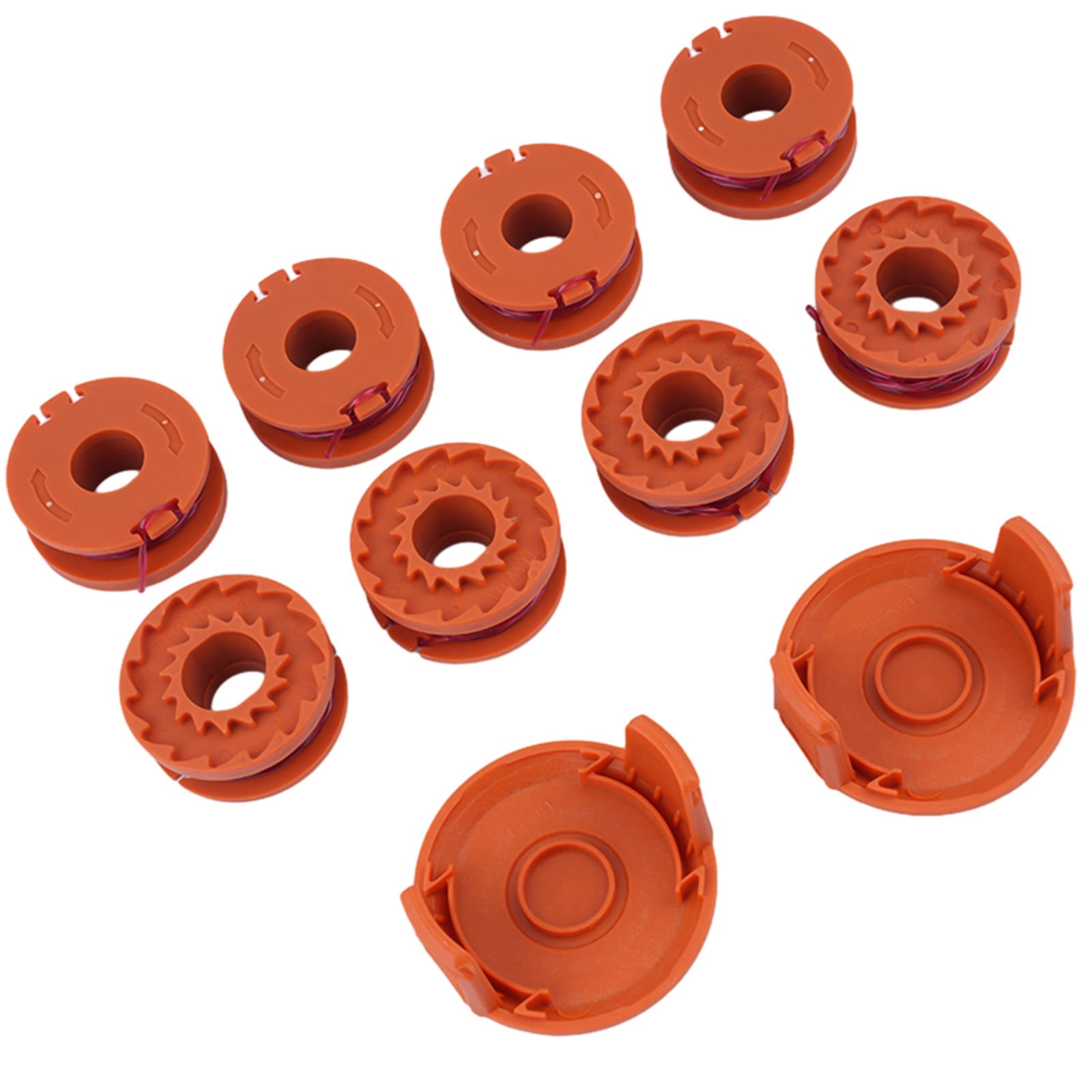 Worx Replacement Trimmer Spool Line for String Trimmer Models WG154 WG163 WG180 WG175 WG155 WG151 WG160 (10 ft, 10 Pack) zmjf9