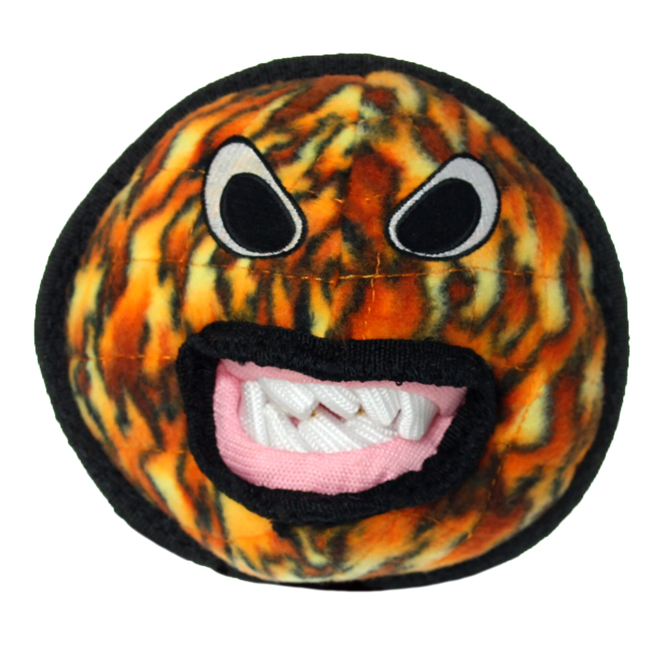 Tuffy Alien Ball Durable Plush Dog Toy (Yellow, 1 Pack) 72f1m