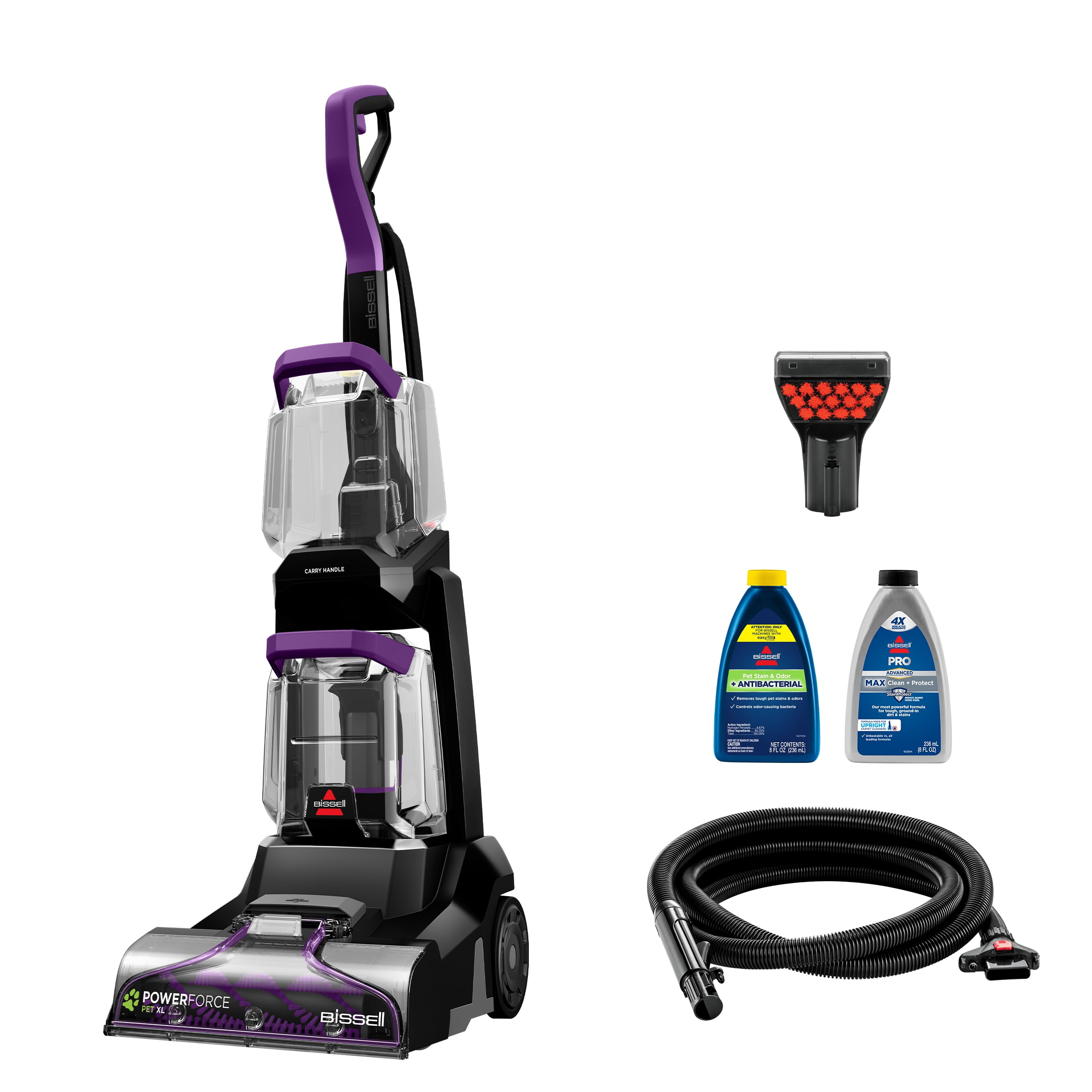 BISSELL PowerForce Pet XL Upright Carpet Cleaner (Black, 17 lb) ebgfs