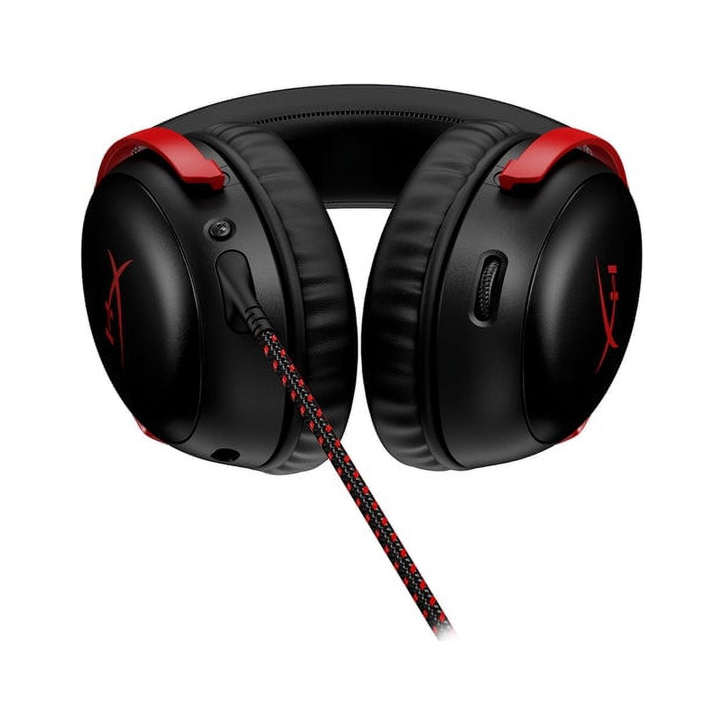 HyperX Cloud III Wired Gaming Headset, Immersive DTS Spatial Audio, Memory Foam Comfort, Multi-Platform Compatibility (Black/Red, 1 Unit) p92uh