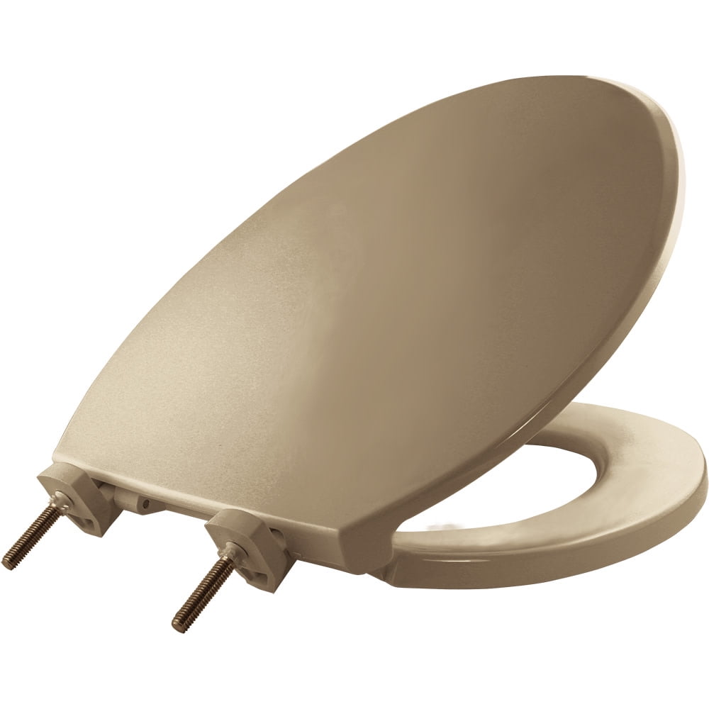 Church Seat Elongated Hospitality Plastic Toilet Seat with STA-TITE Fastening System (White, 18.5 in) y25n2