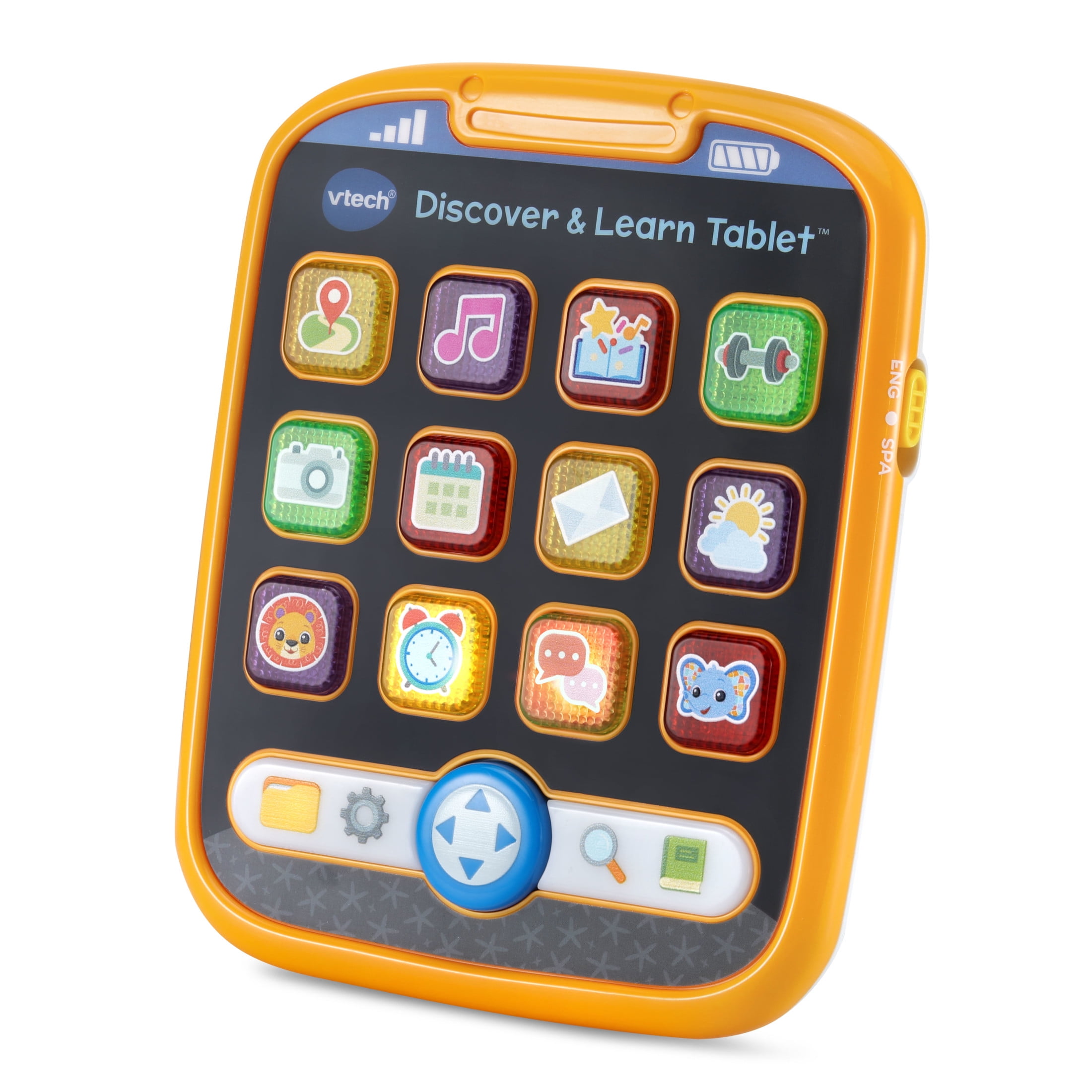 VTech Discover & Learn Bilingual Educational Tablet for Toddlers (Multicolor, 1 Pack) pxcrs