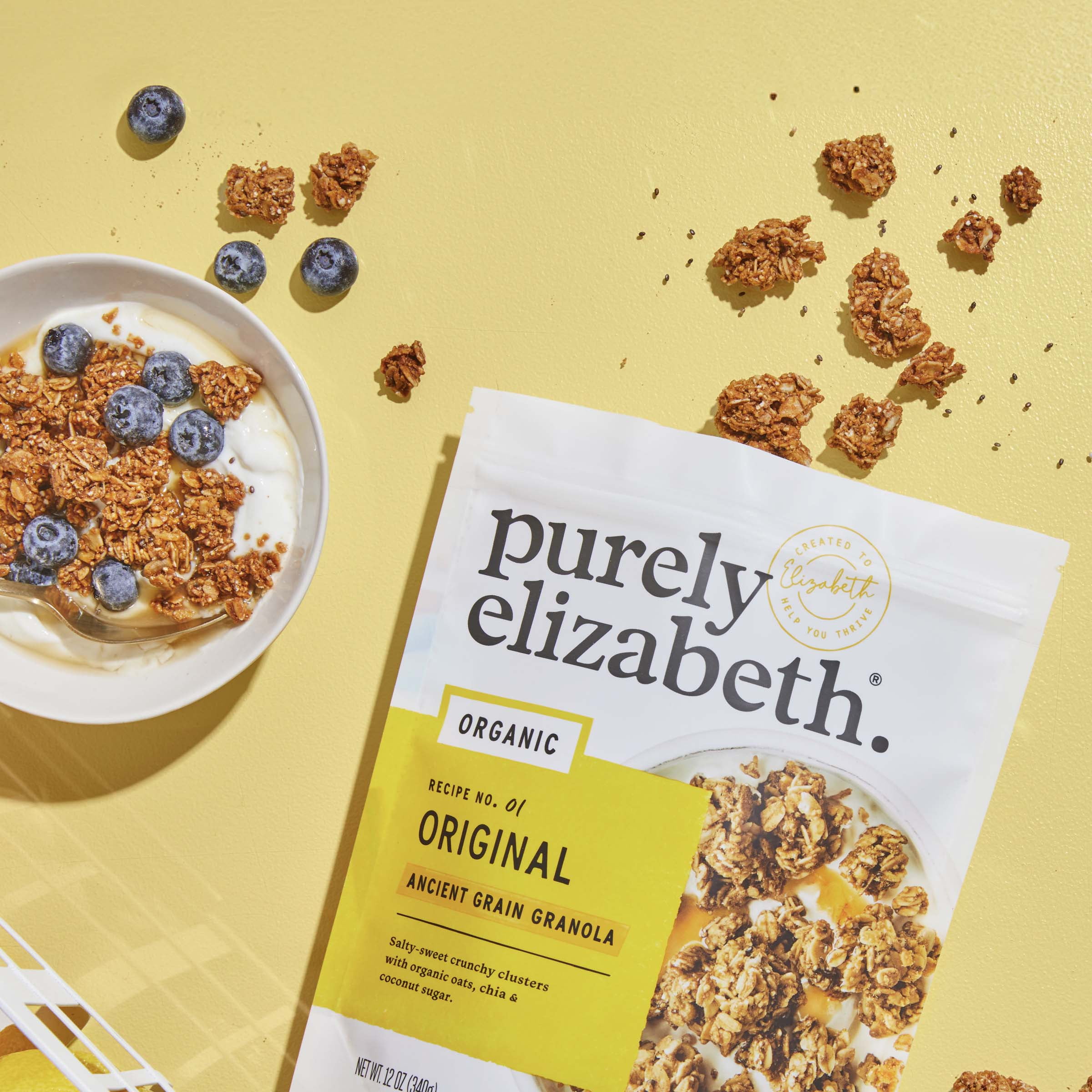 Purely Elizabeth Organic Ancient Grain Granola, Original (10 oz) snlt8