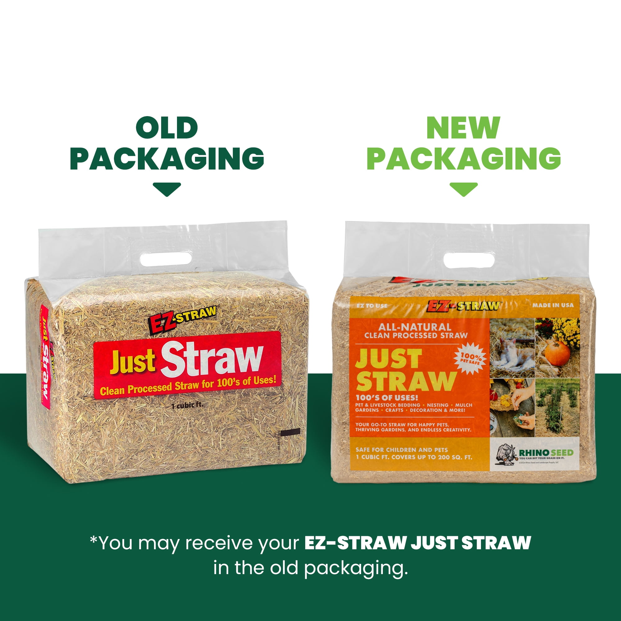 EZ Straw Natural Seedling Mulch and Erosion Control (1 cu ft) jjgmd