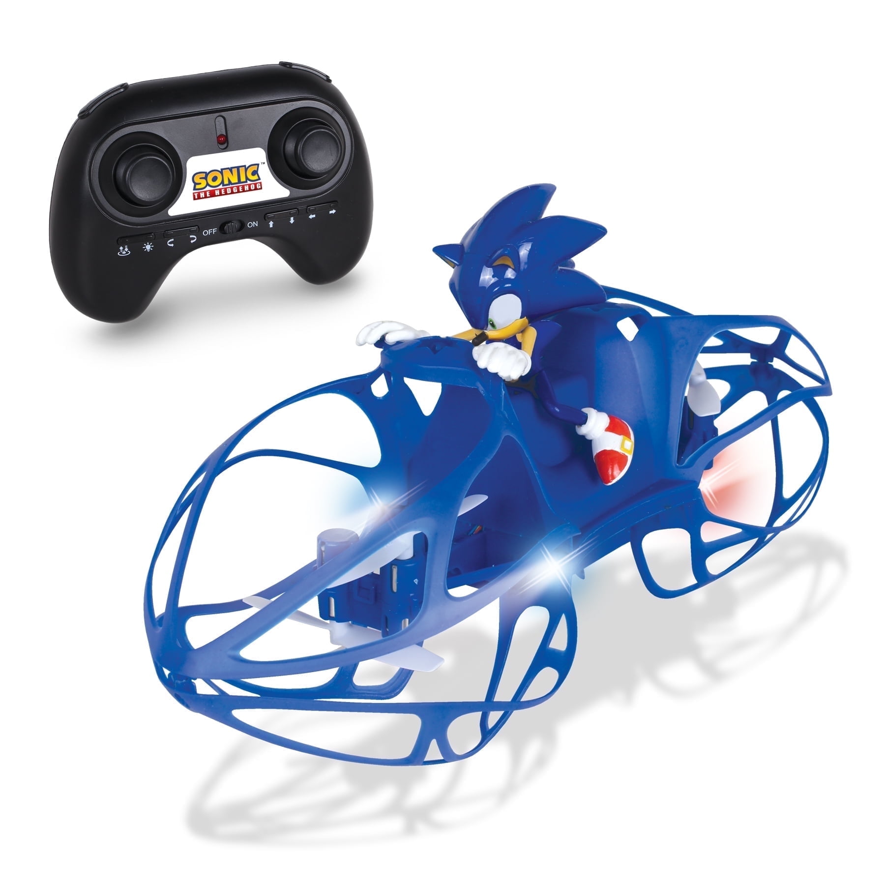 Sonic RC Flying HoverBike Remote Control Stunt Vehicle (Blue, 1 Pack) dwpre