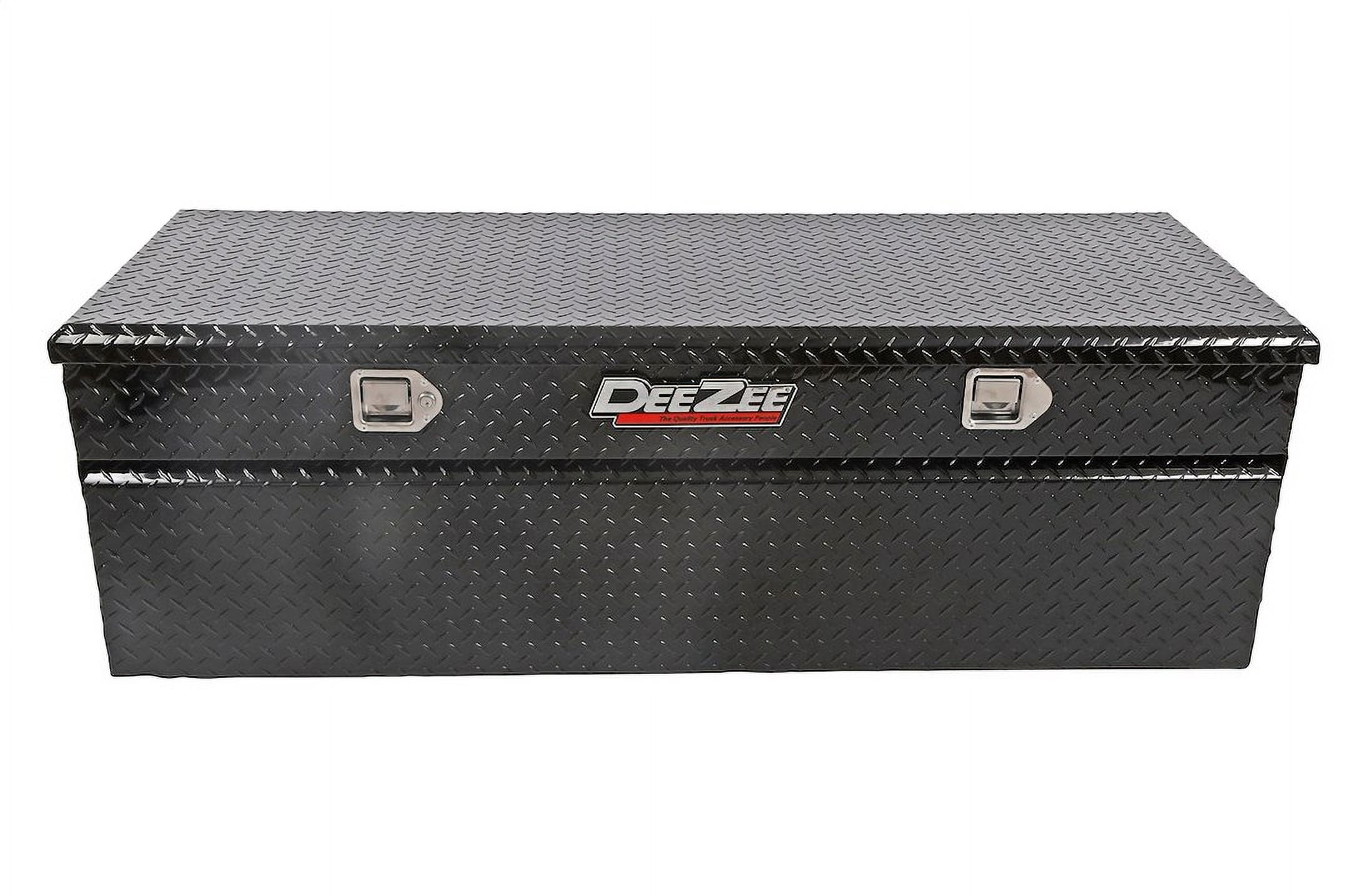 Dee Zee Red Label Utility Chest Heavy-Duty Aluminum Storage Box (Black, 14.9 cu. ft.) 3spgx