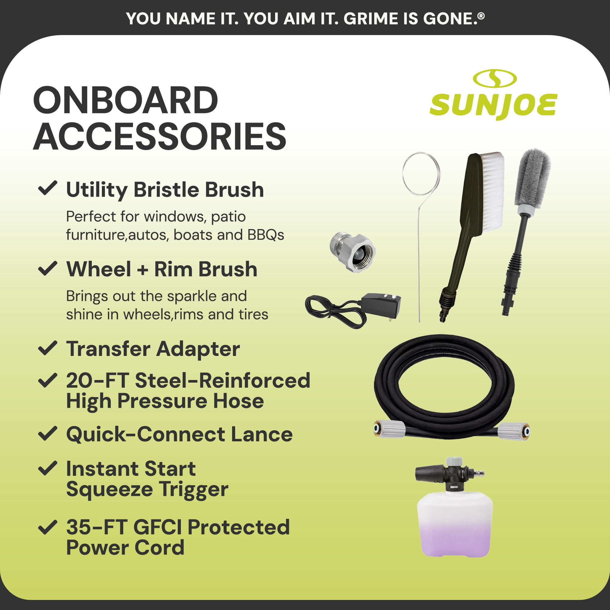 Sun Joe 2200 PSI Electric Pressure Washer, High-Pressure Cleaning System (2200 PSI, 1.1 GPM) ix2pv