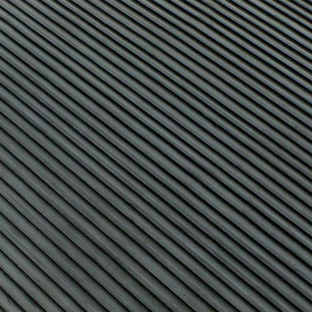 Rubber-Cal Ramp-Cleat Non-Slip Outdoor Rubber Mat (Black, 1/8 in x 3 ft x 15 ft) 7vp7j