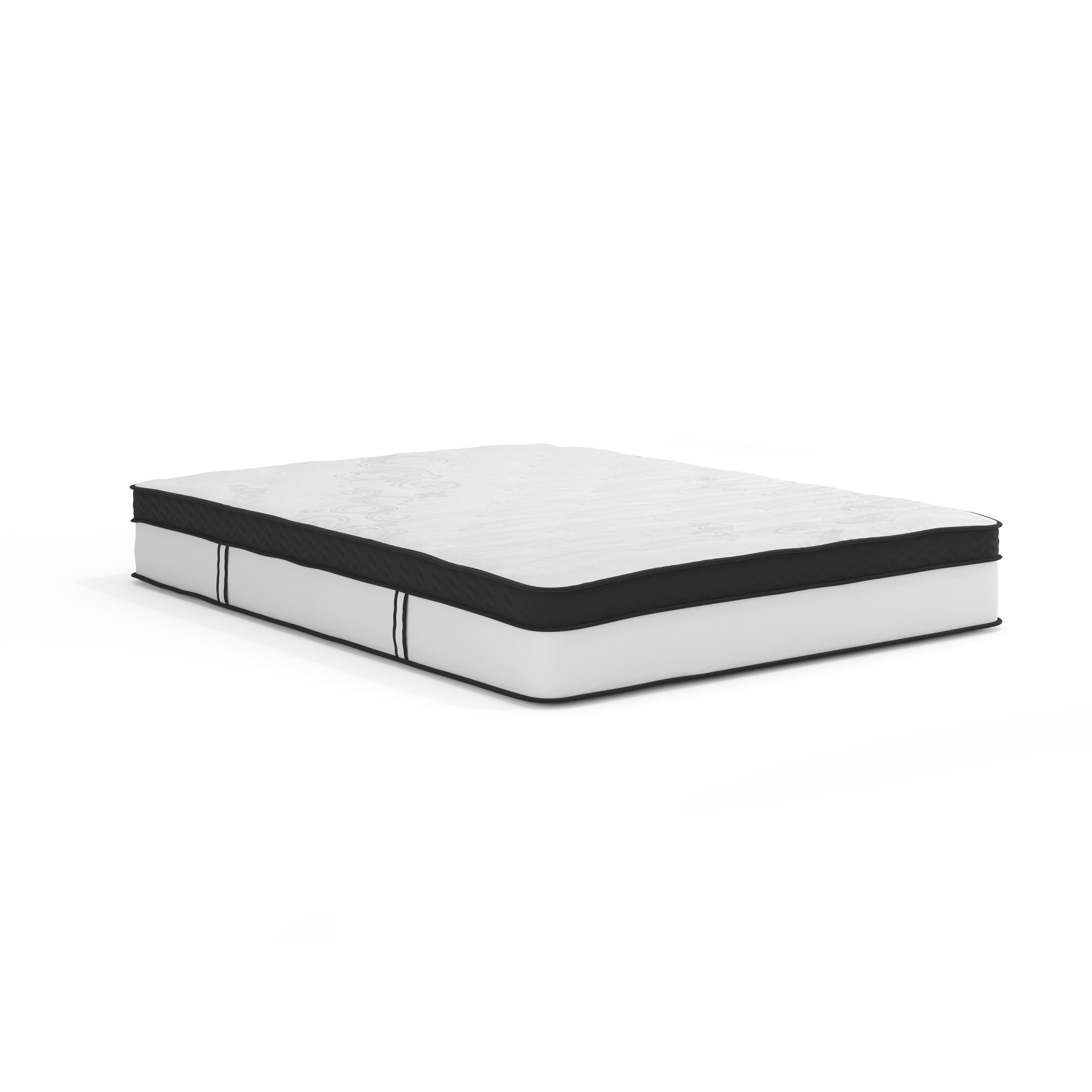 Merrick Lane Hybrid Mattress with Pocket Spring and Memory Foam (Queen, 60 in x 80 in x 12 in) 3k7i1