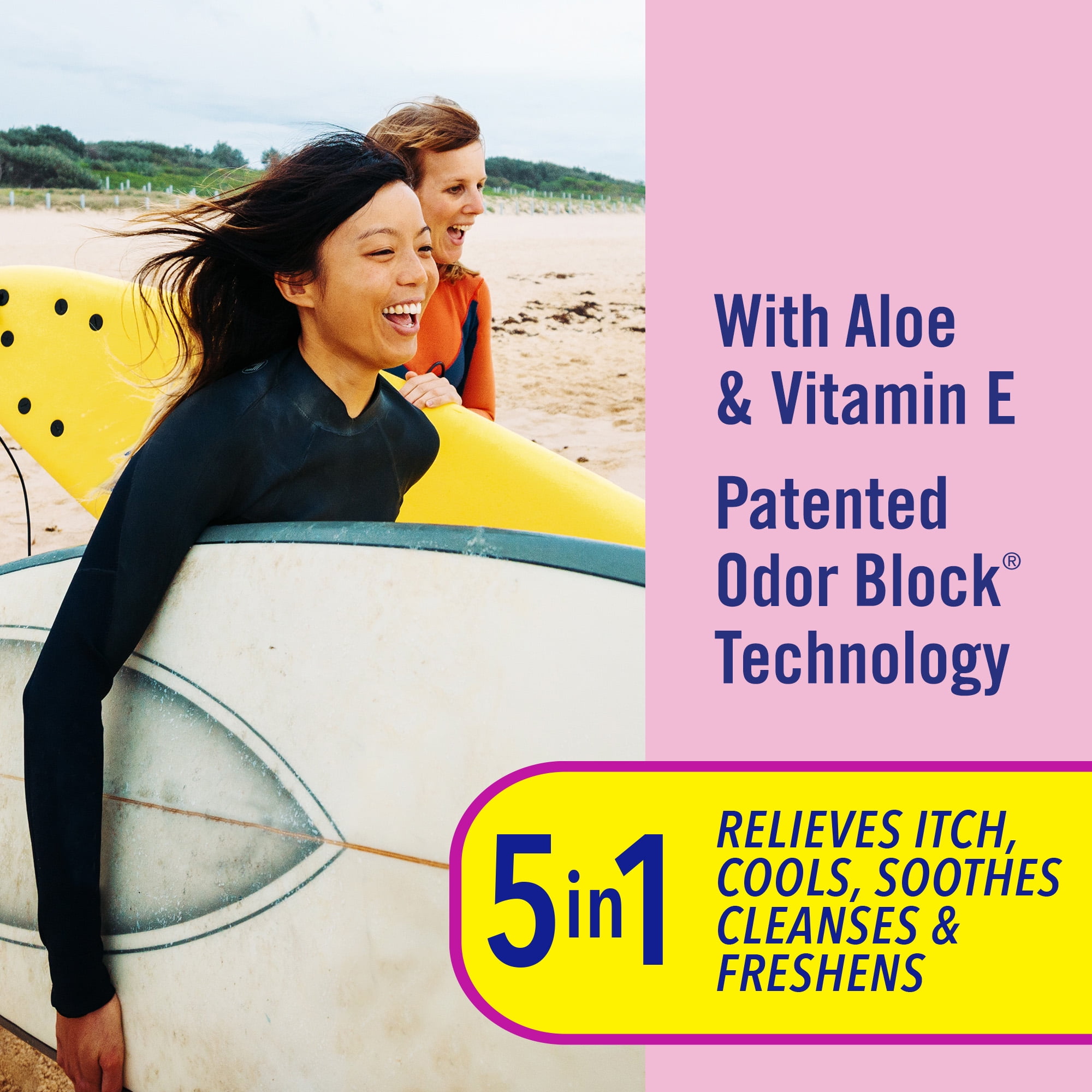 Vagisil Maximum Strength Anti-Itch Feminine Wipes (Unscented, 60 Count) 28jpb