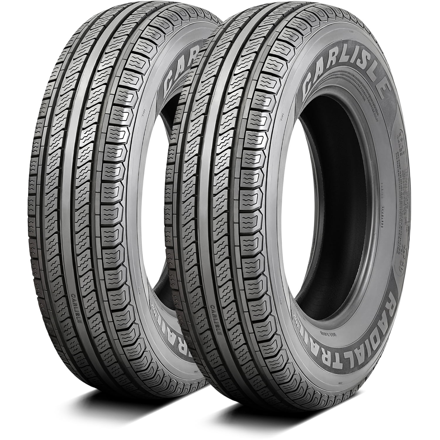 Carlisle Radial Trail HD Trailer Tires (ST175/80R13, Load Range C, 6 Ply, Set of 2) fets9