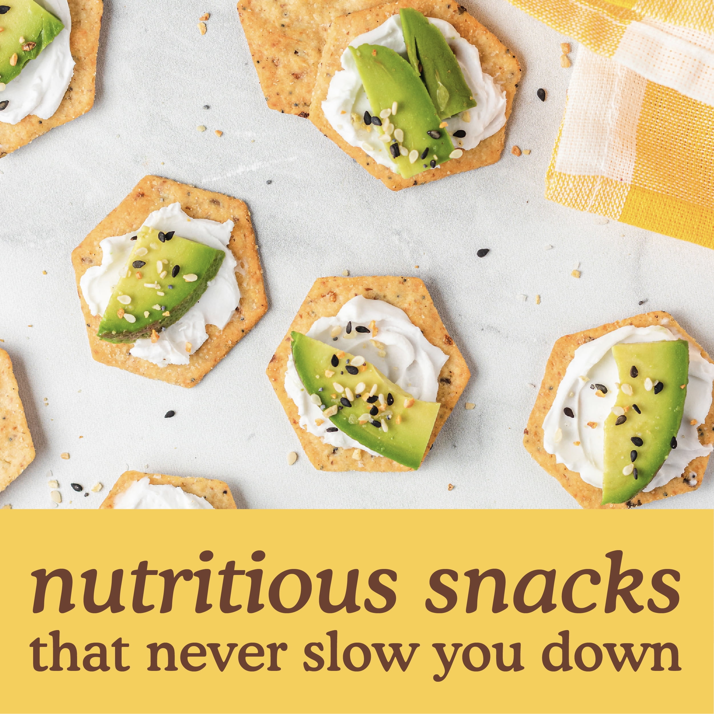 Simple Mills Organic Seed Flour Crackers, Everything Seasoning, Gluten-Free (4.25 oz) khj89