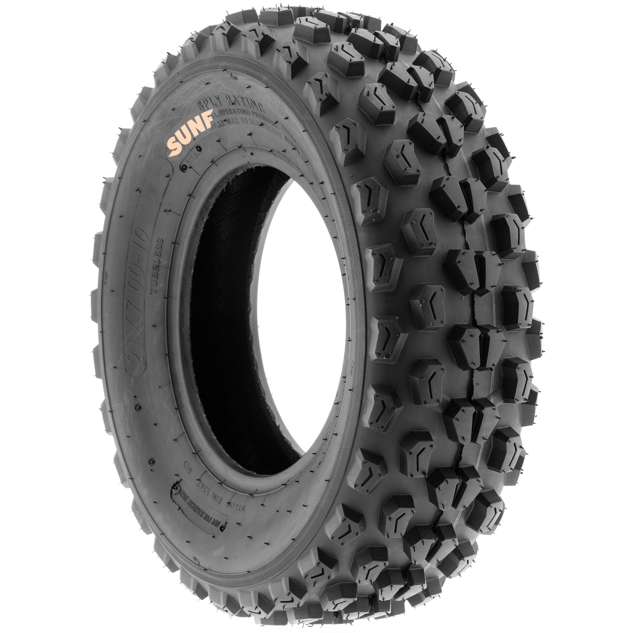 SUNF A017 All-Terrain ATV UTV Tire 6-Ply Rated Off-Road Quad Performance (22x7-10) hwaku