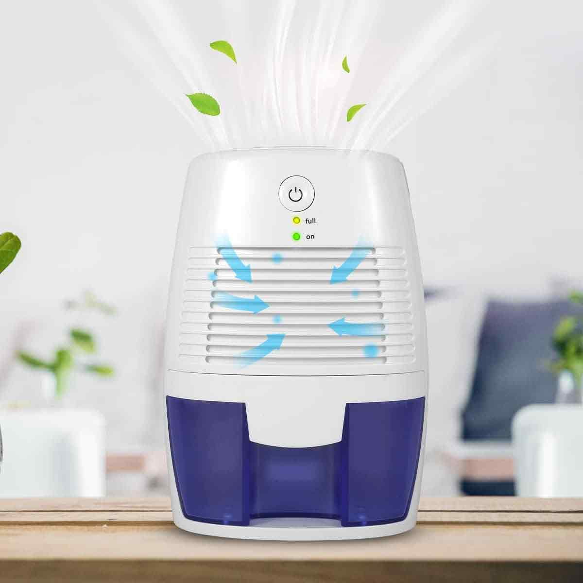 Lartppy Compact Portable Dehumidifier for Bedroom and Home (White, 34 fl oz) r5rzr