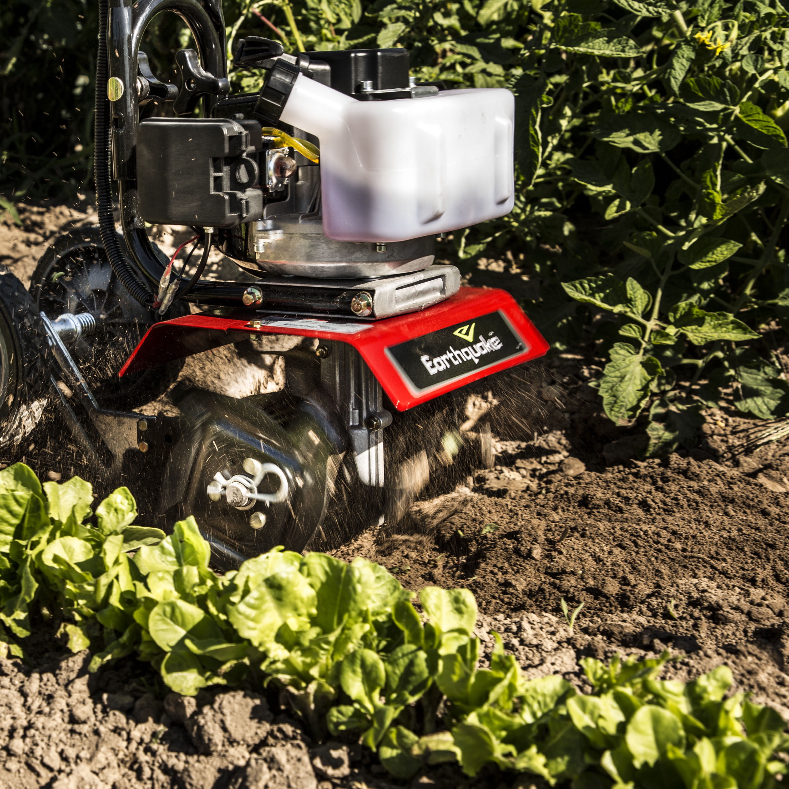 Earthquake MC33 Mini Tiller Cultivator (Red, 29 lb) vc1ng