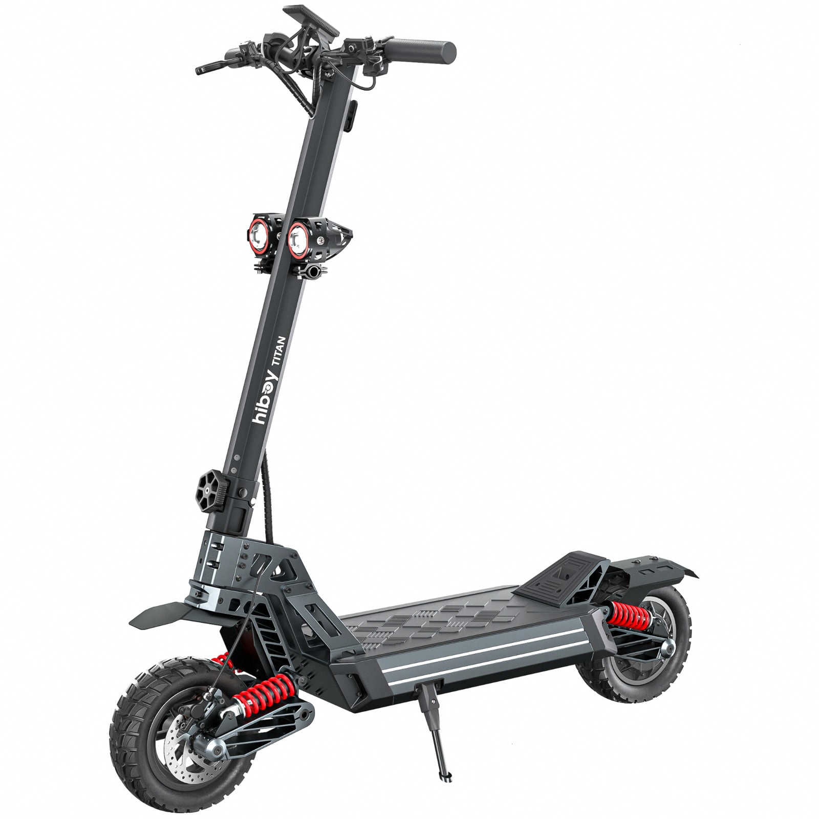 Hiboy Titan Electric Scooter, 1000W Motor, 25 MPH, 46-Mile Range, Dual Suspension, Hydraulic Brakes (Black, 300 lb Capacity) 7ft1q