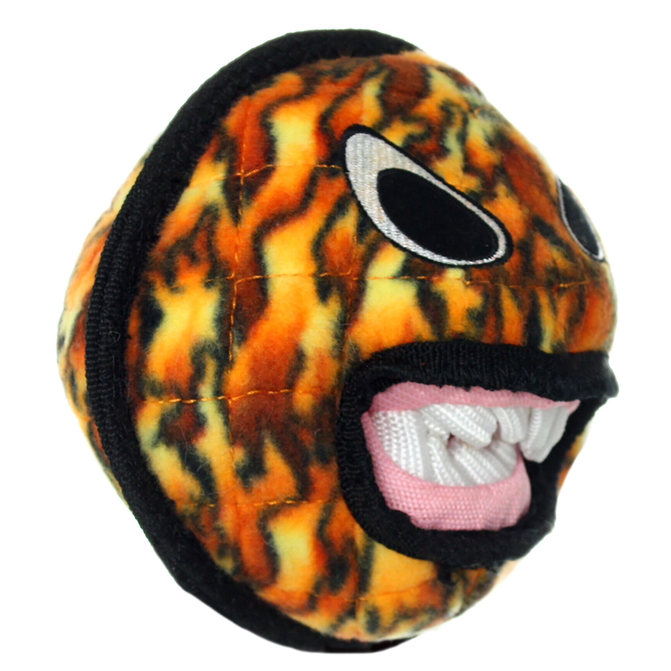 Tuffy Alien Ball Durable Plush Dog Toy (Yellow, 1 Pack) 72f1m