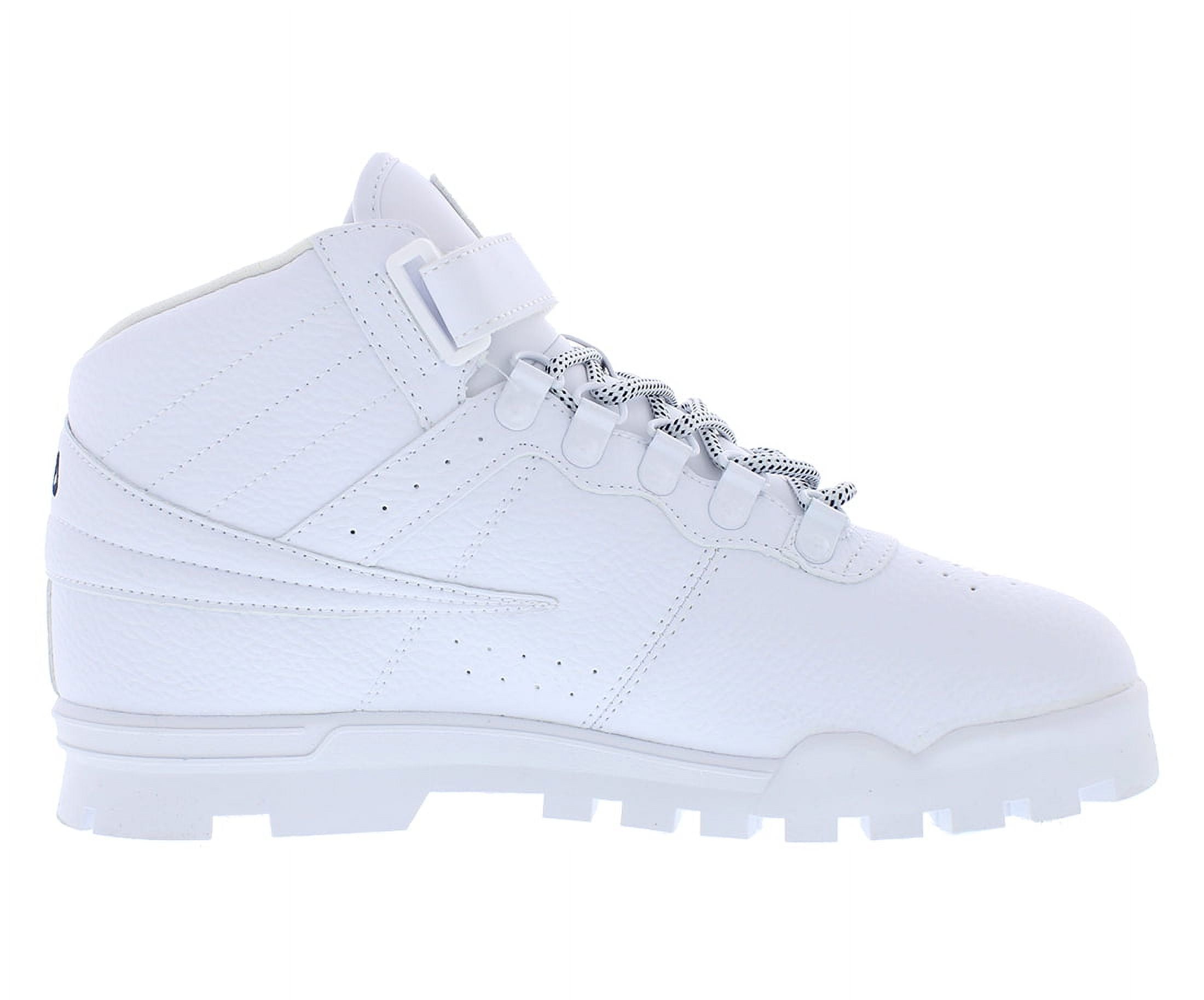 FILA V13 Men's High-Top Boots Casual Athletic Footwear (White, 10) xcuz5