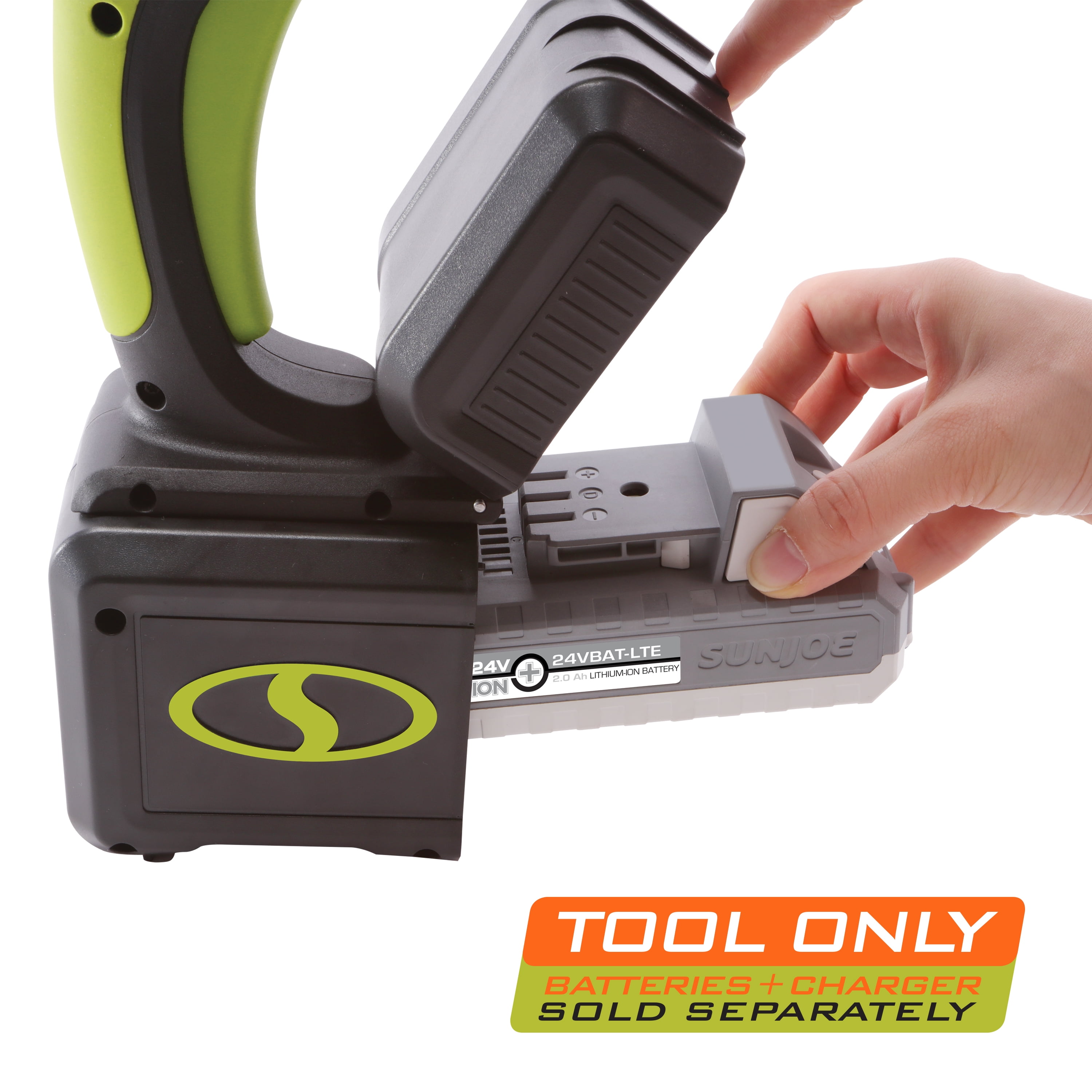 Sun Joe 24V Cordless Portable Power Cleaner, 5-in-1 Adjustable Nozzle, Tool Only (6.8 lb) 4uuhw
