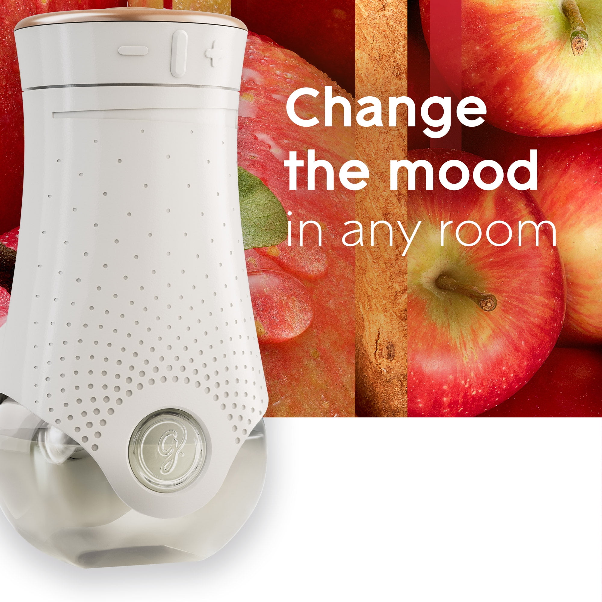 Glade PlugIns Scented Oil Air Freshener Refills, Apple Cinnamon, Essential Oil Infused (5 Pack, 3.35 fl oz) wdlq7