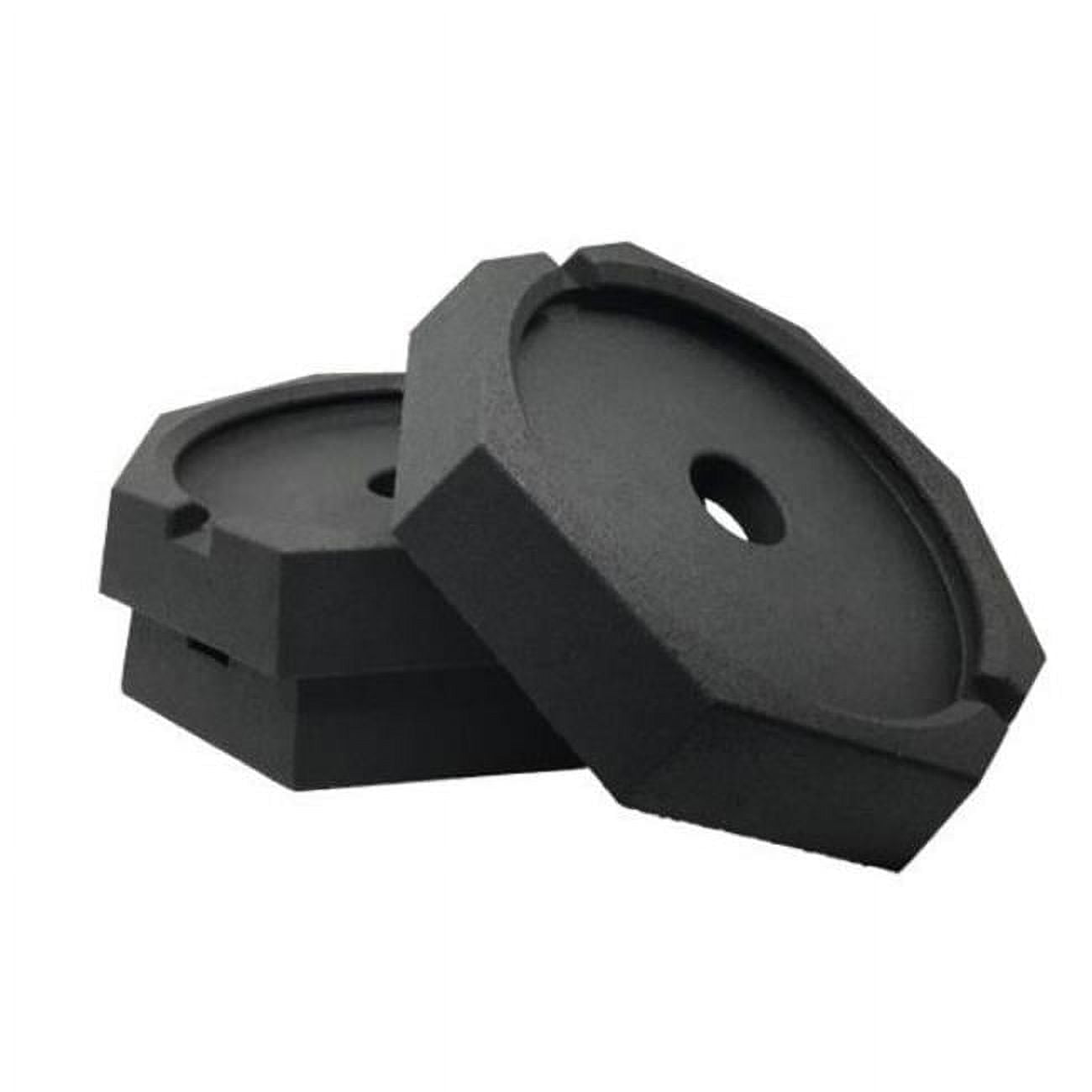 SnapPad RV Rival 10 Permanent Jack Pad for RVs (Black, 10 in Round, 3 Pack) 4pbyr
