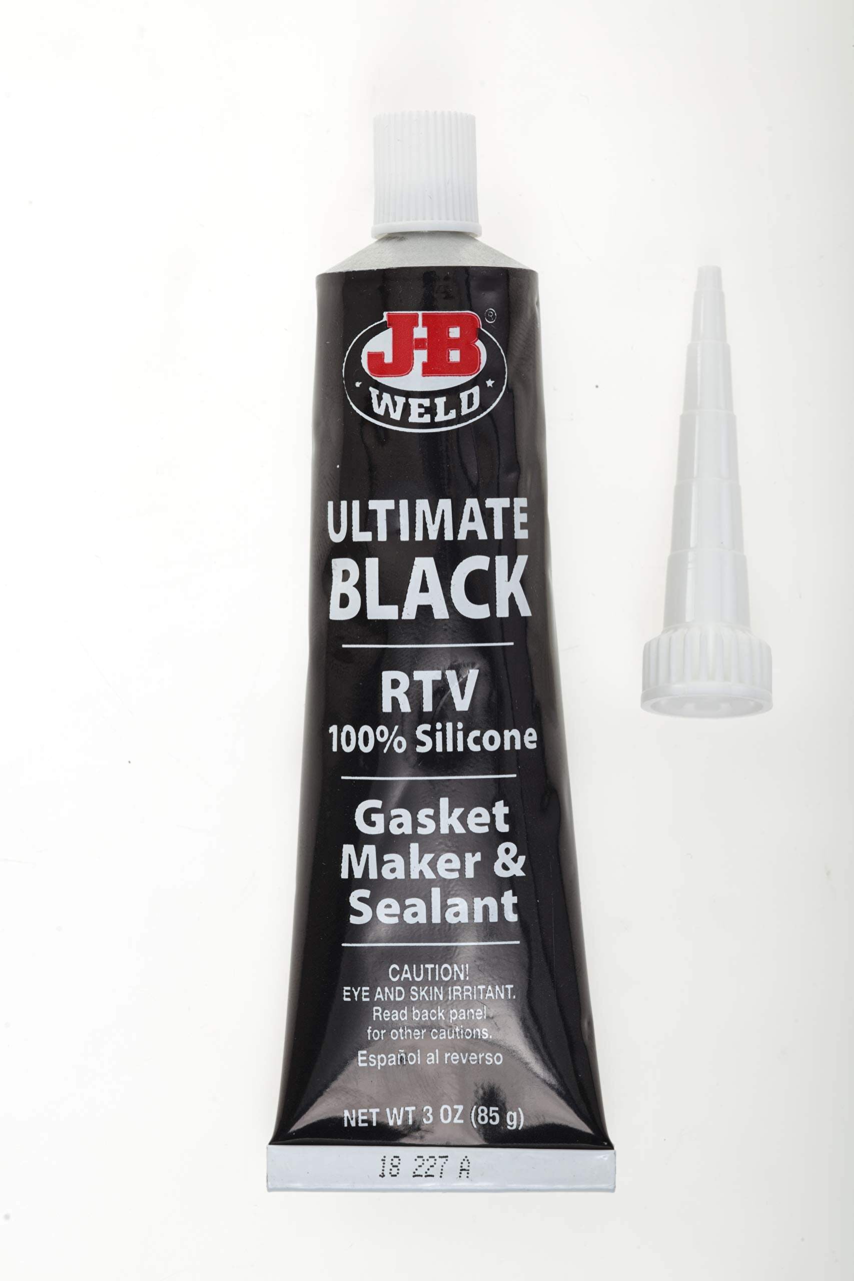 J-B Weld 31319 RTV Silicone Sealant Heavy-Duty Waterproof Adhesive (Black, 3 oz) 5oaep