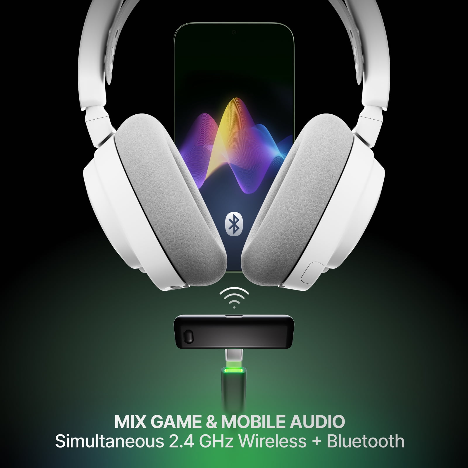 SteelSeries Arctis Nova 7X Wireless Gaming Headset (White, Multi-Platform) tadyi
