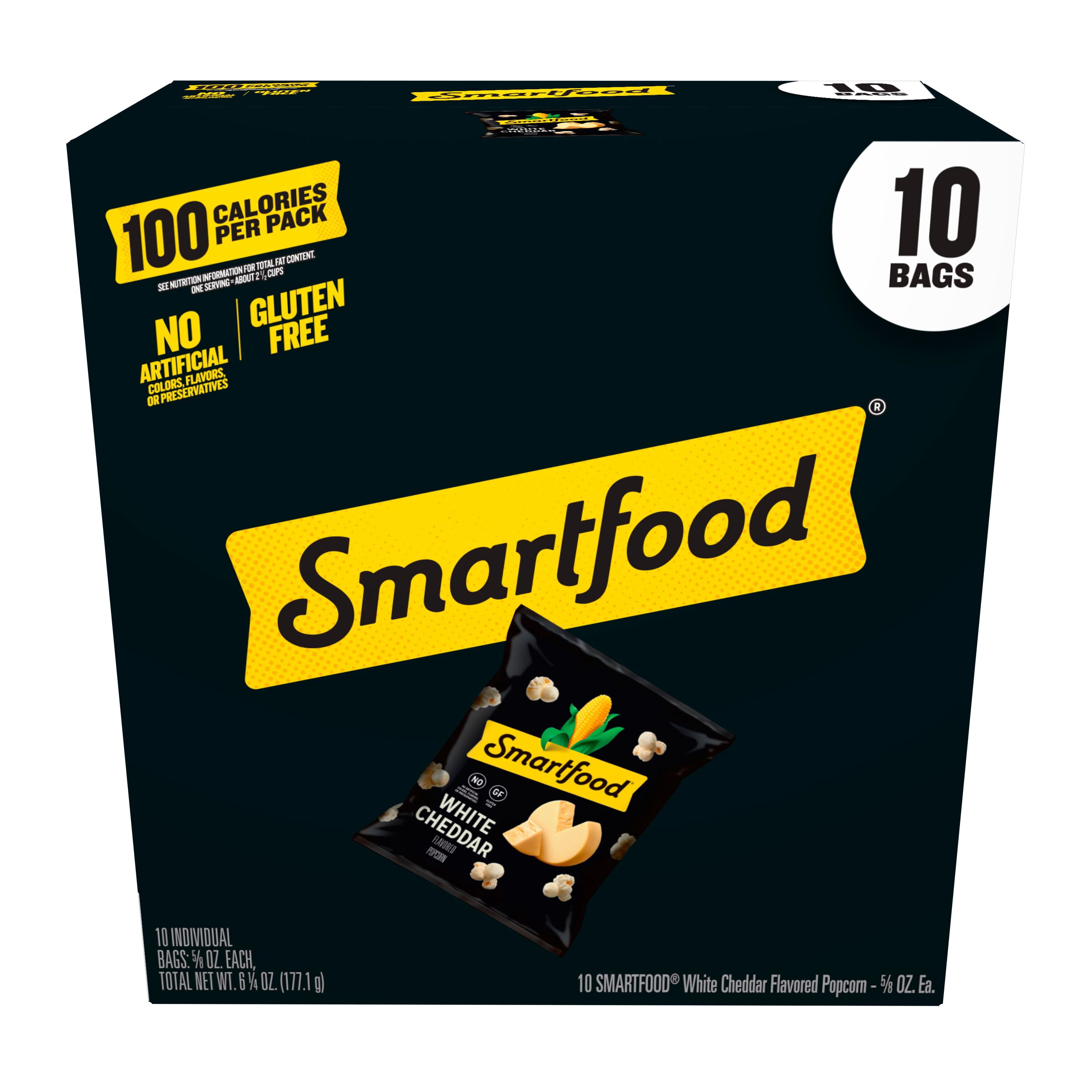 Smartfood White Cheddar Popcorn Snacks (White, 0.625 oz, 10 Count Multipack) 0bia9