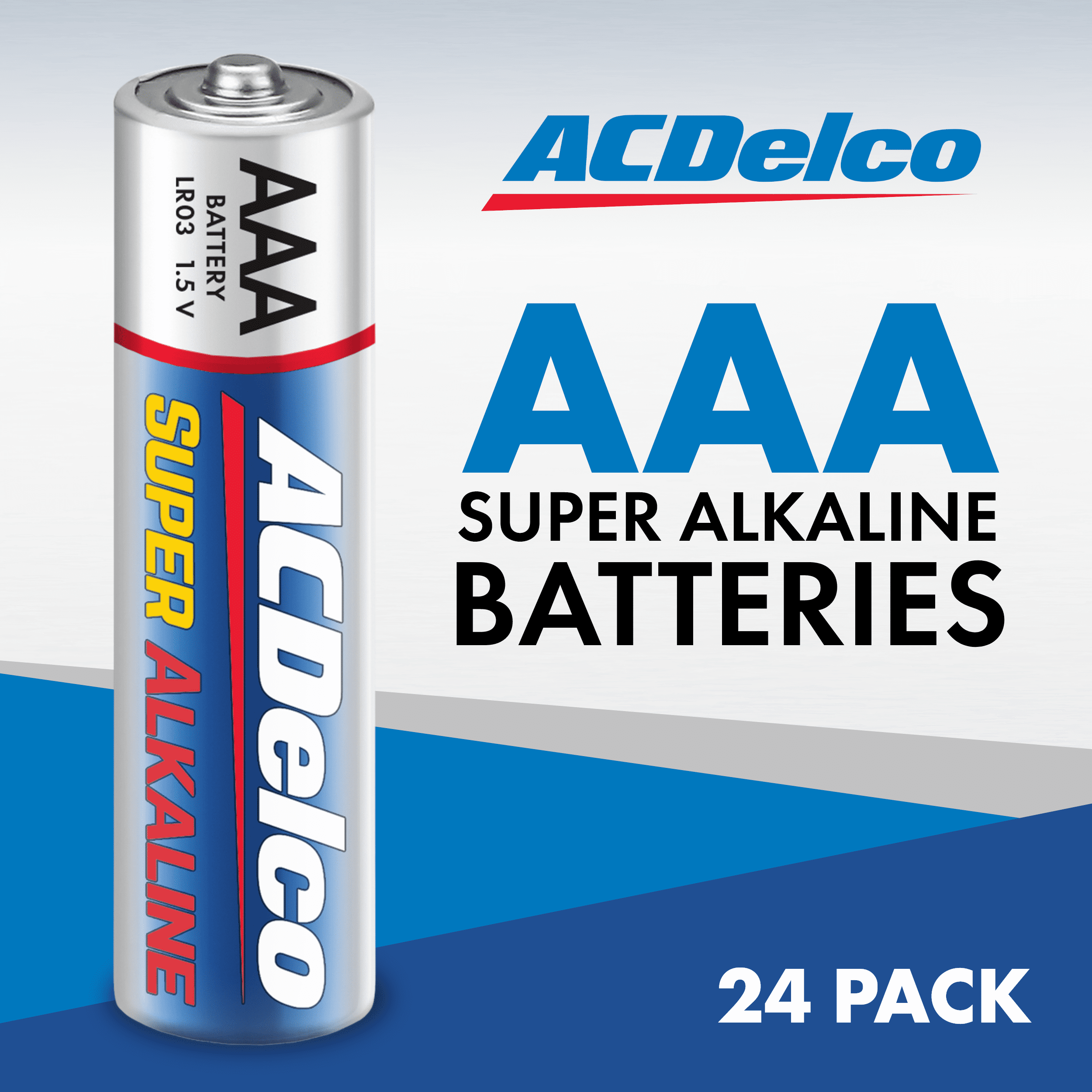 ACDelco AAA Super Alkaline Batteries (Long-Lasting Power, 24-Count) jqh8c