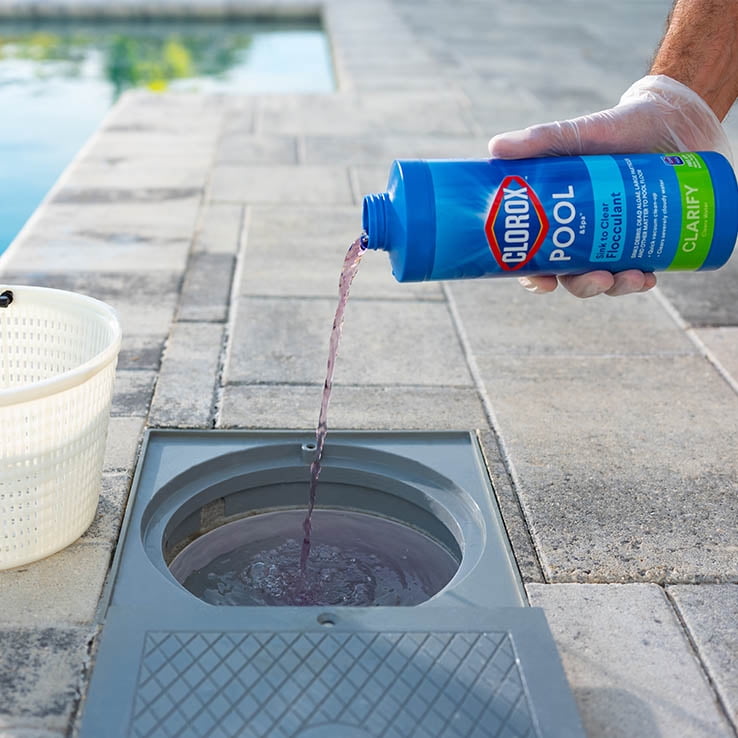 Clorox Pool&Spa Sink to Clear Flocculant Pool Clarifier (Clear, 32 fl oz) qaeco