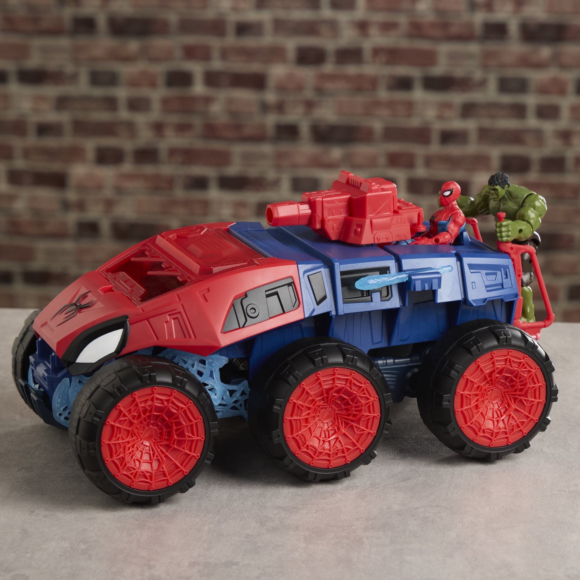 Spider-Man Marvel Brand New Day 2-In-1 Super Chompin Tank Action Figure and Toy Vehicle (4.5 in) e14x0