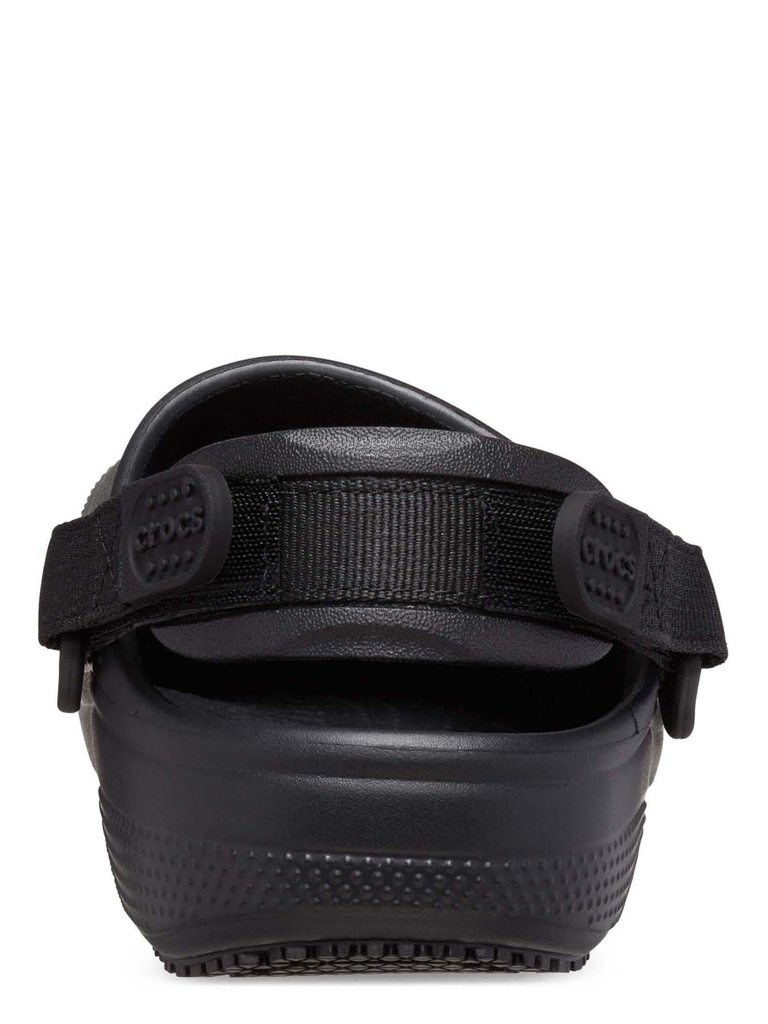 Crocs at Work Unisex Classic Slip Resistant Work Clog (Black) u2f89