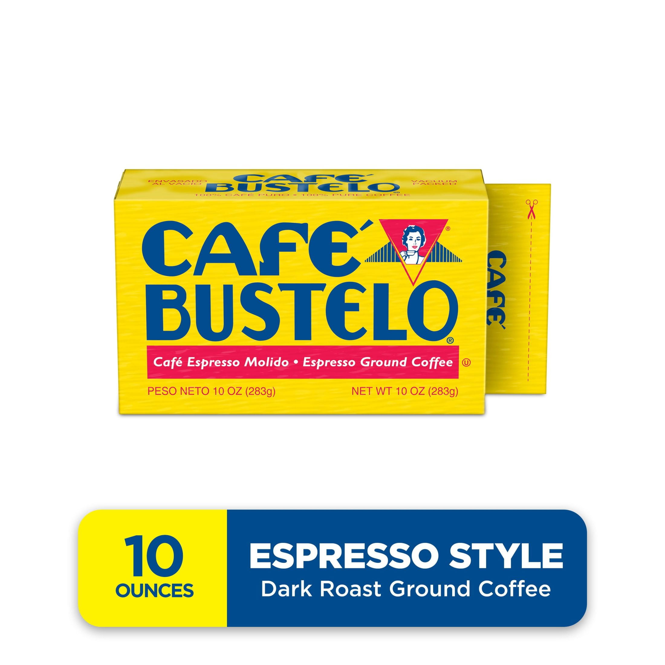 Cafe Bustelo Espresso Style Dark Roast Ground Coffee (10 oz) 0e6m6
