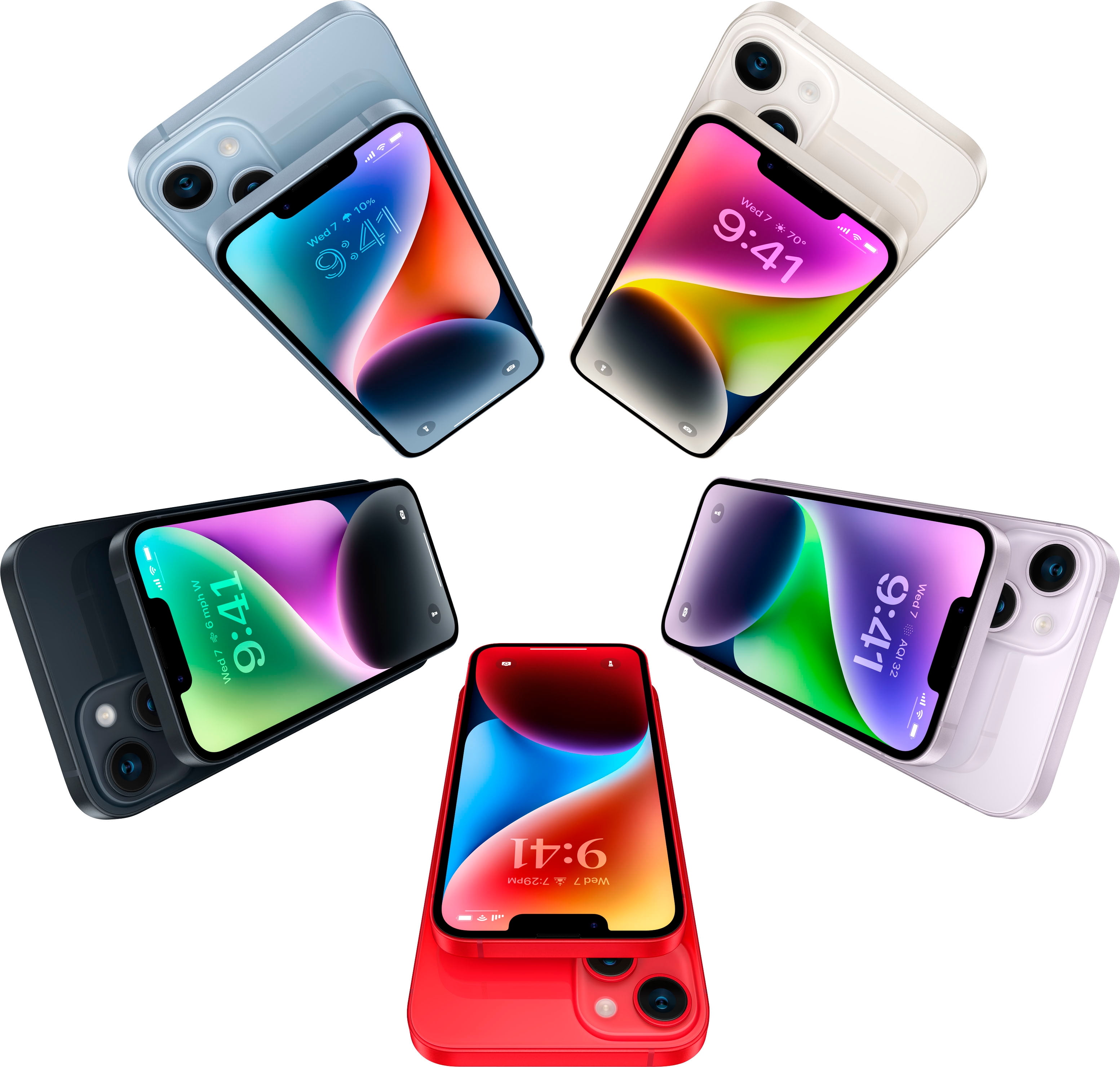 Apple iPhone 14 Smartphone Fully Unlocked Refurbished (Midnight, 128 GB) v0ve9