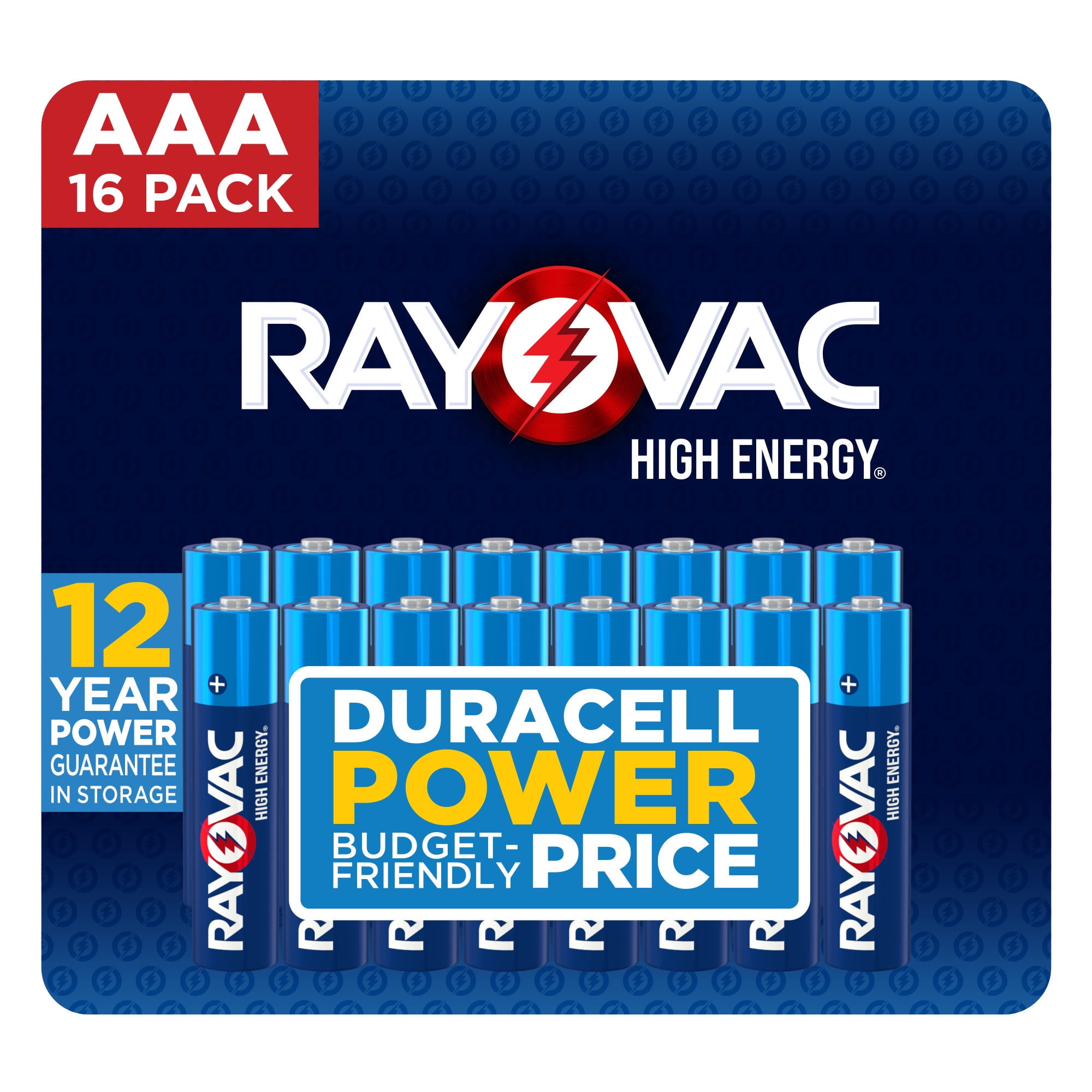 Rayovac High Energy AAA Alkaline Batteries (Long-Lasting Power) (16 Pack) etjd8