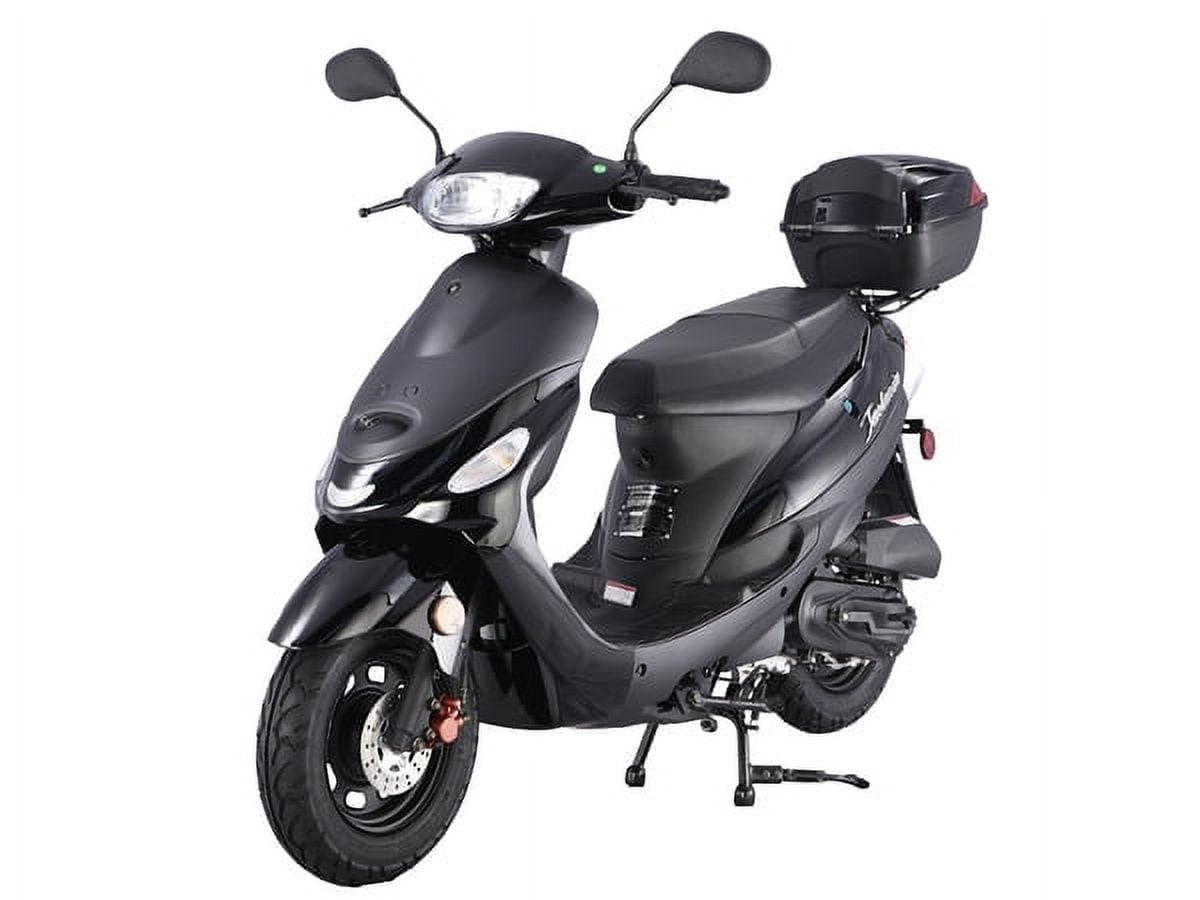 Taotao Pony 50cc Gas Scooter with Matching Trunk (Black, 50cc) mn2z3