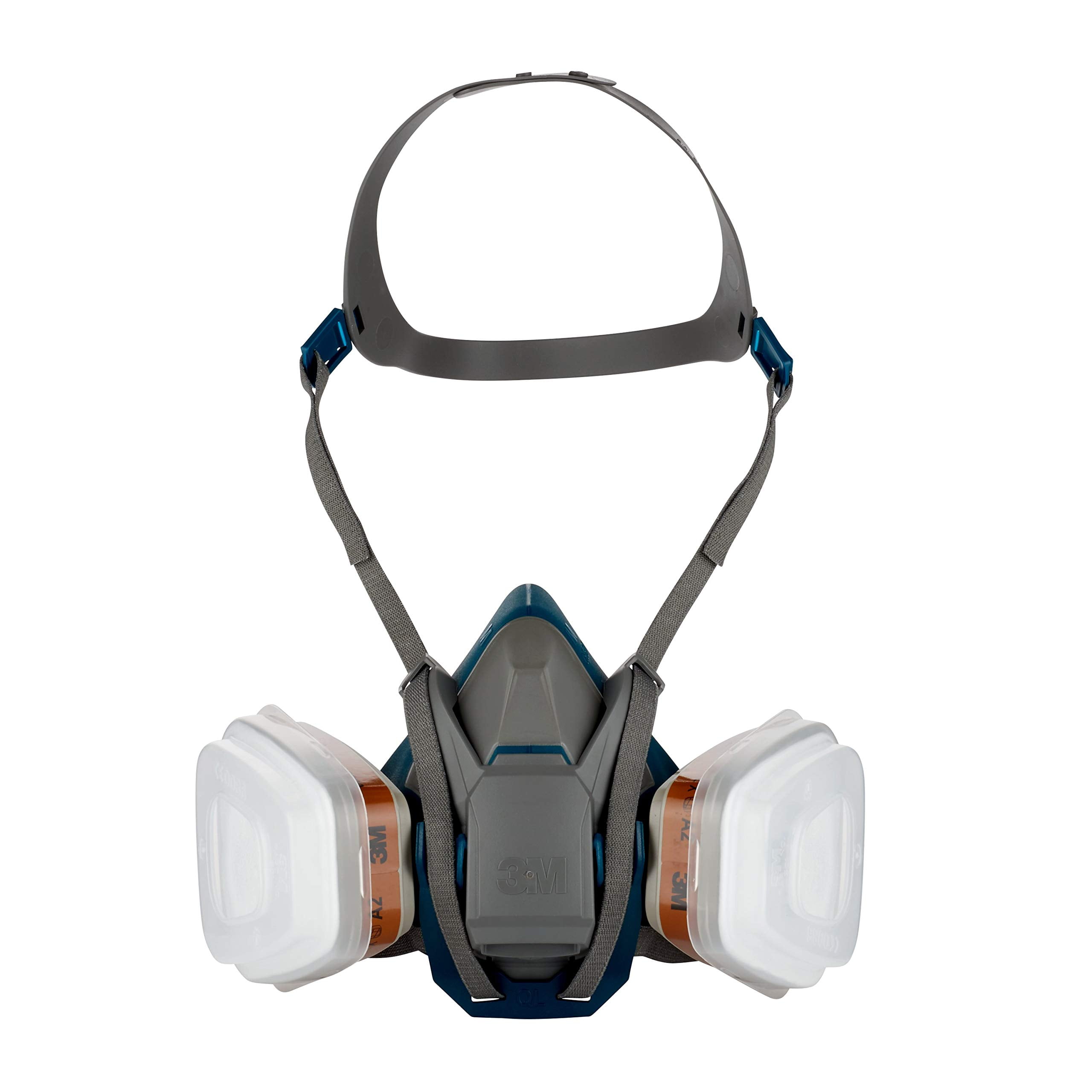 3M Quick Latch Half Facepiece Respirator 6502QL (Grey, 1 Set) kap2f
