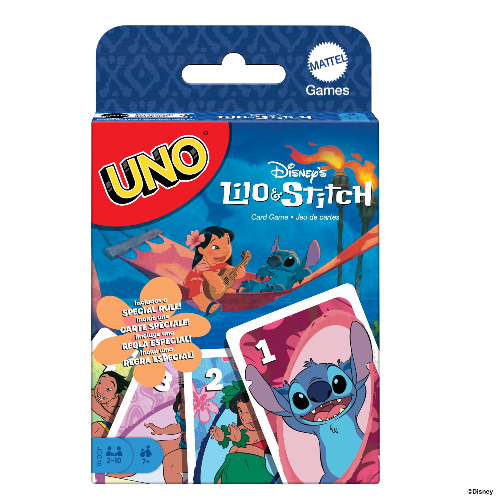 UNO Disney Lilo and Stitch Card Game for Kids and Family Night (112 Cards) wlirr