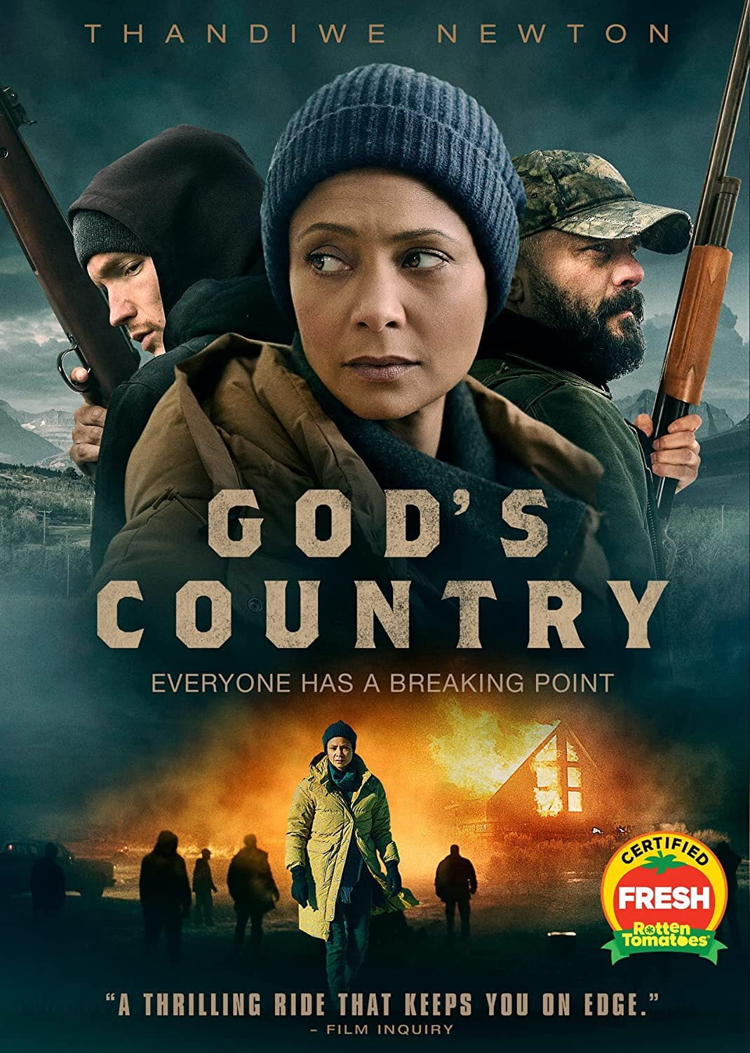 IFC Films God's Country (2022) Mystery & Suspense DVD Movie d9ux4