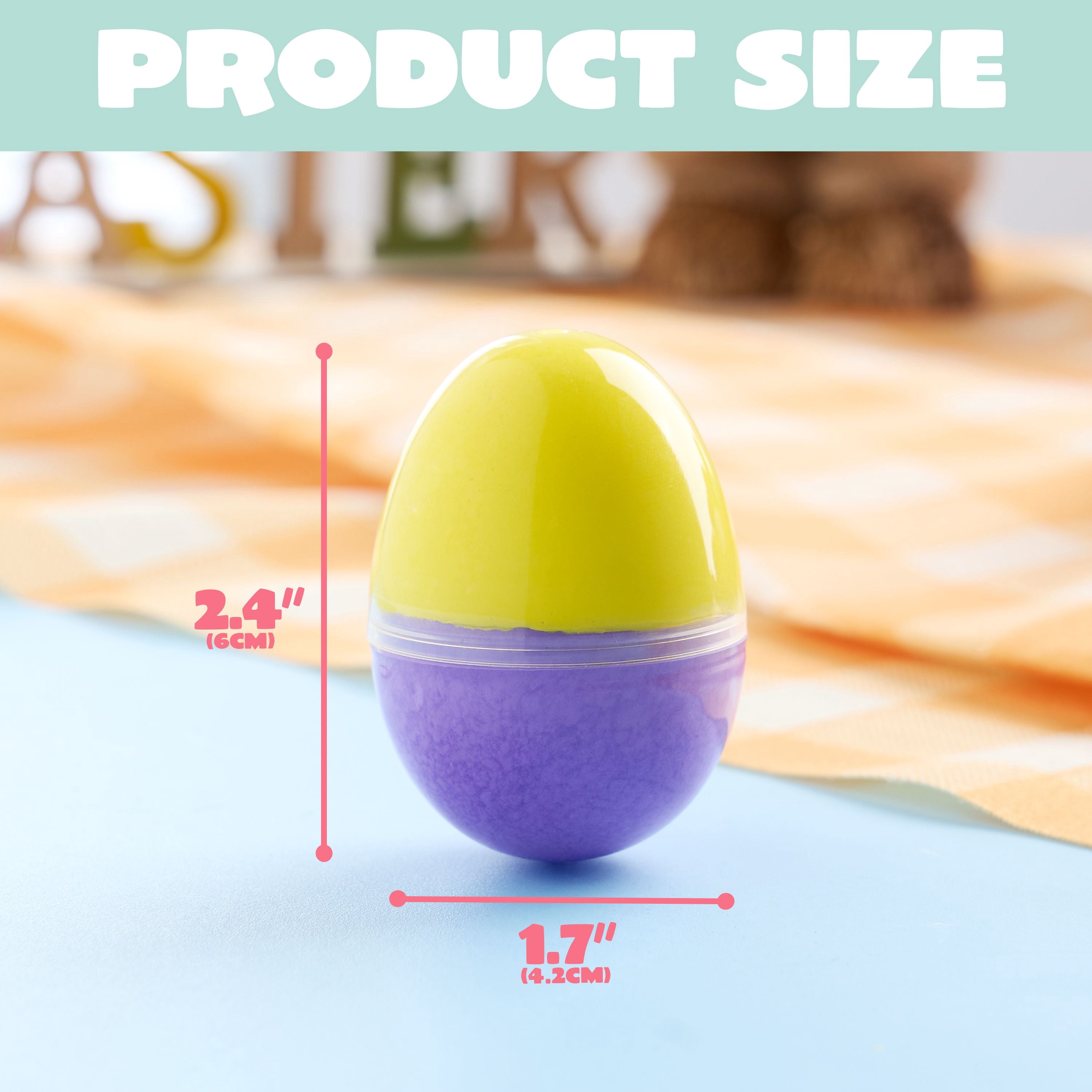 Joyfy Easter Slime Eggs Kit, Sensory Stress Relief Toys for Kids, Party Favors and Basket Stuffers (18 Pack) vqtt0