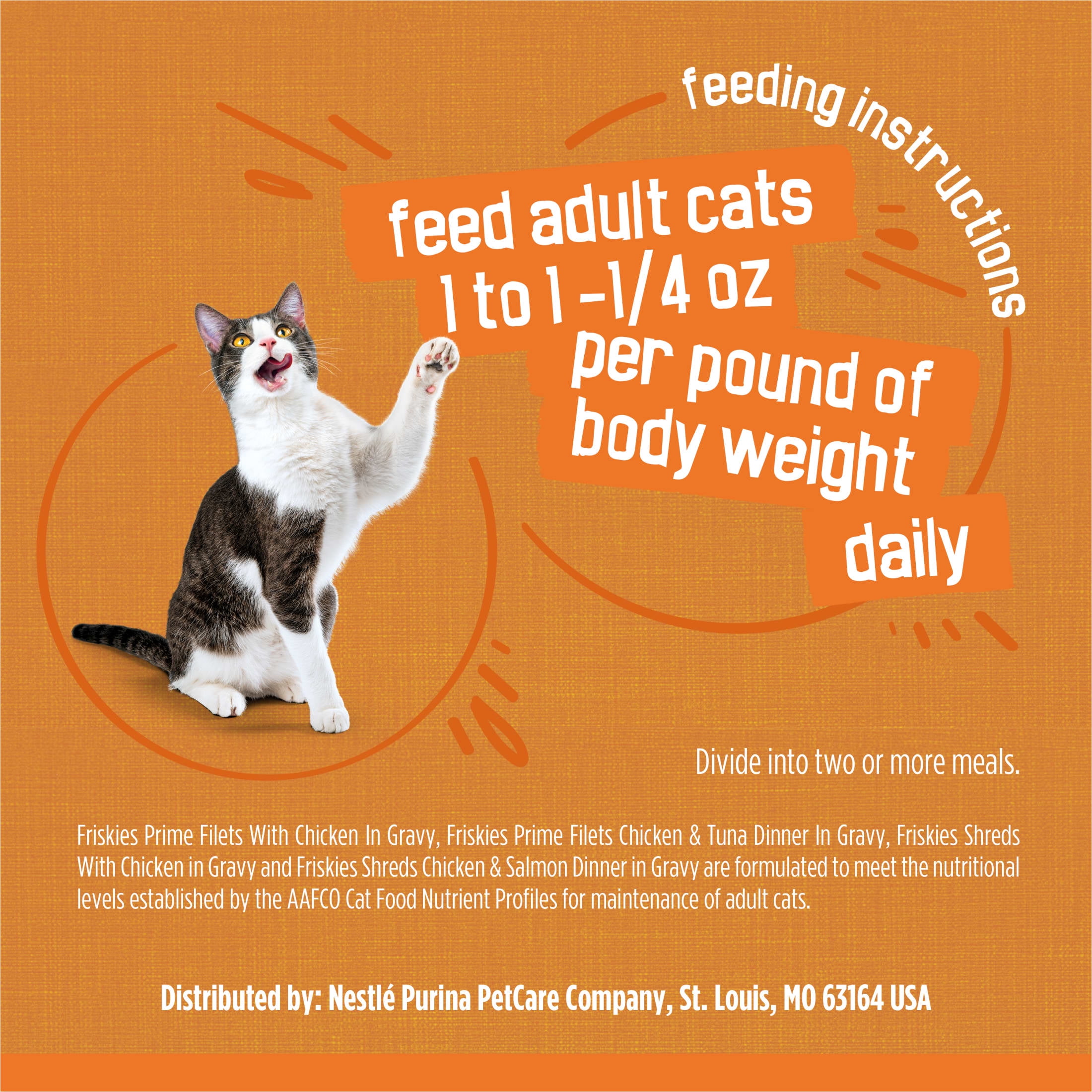 Friskies Gravy Wet Cat Food Variety Pack, Chicken Lovers Prime Filets and Shreds (32 Count, 5.5 oz) te736