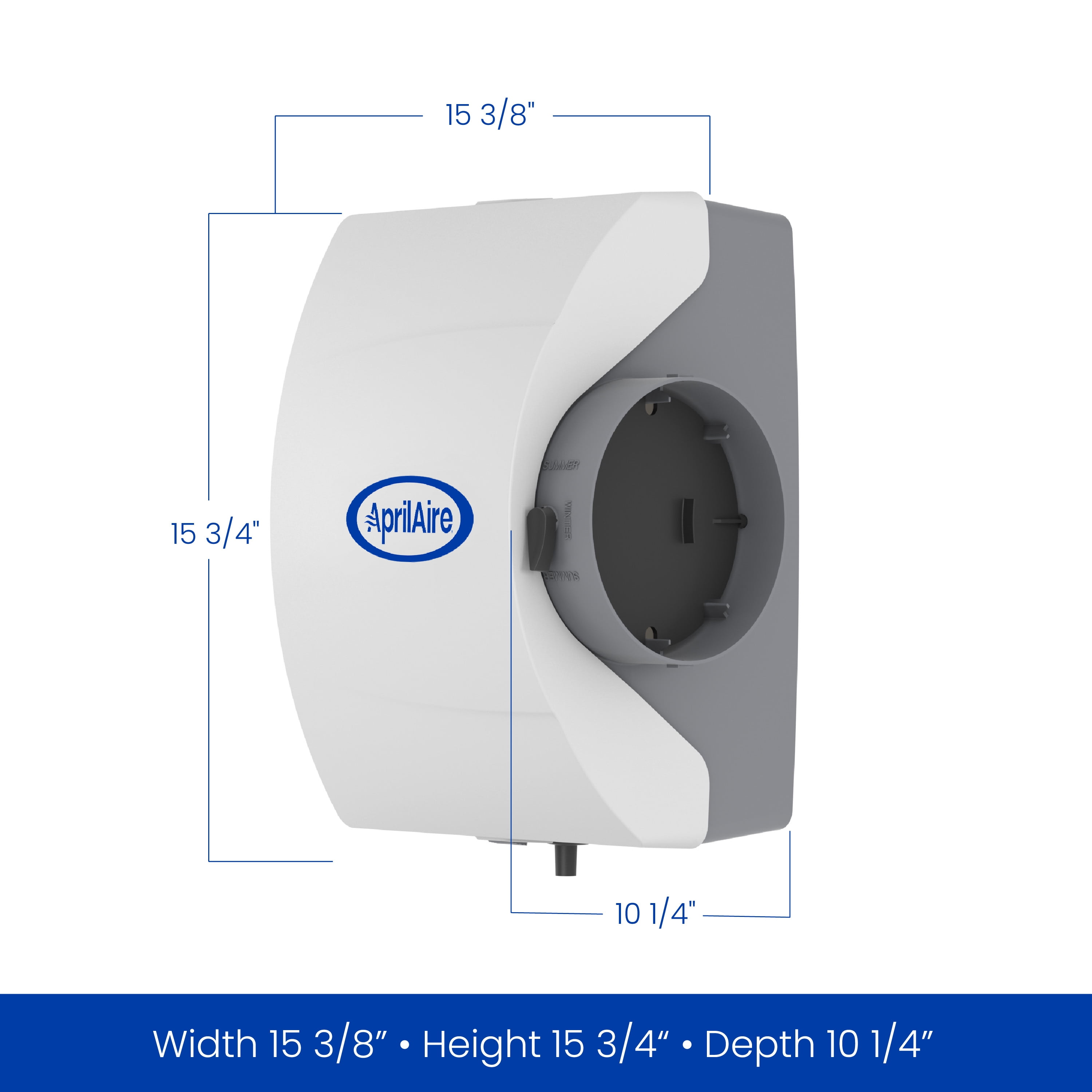 AprilAire 600M Whole-House Furnace Humidifier (Grey, 17 Gallons Per Day) yyoz6