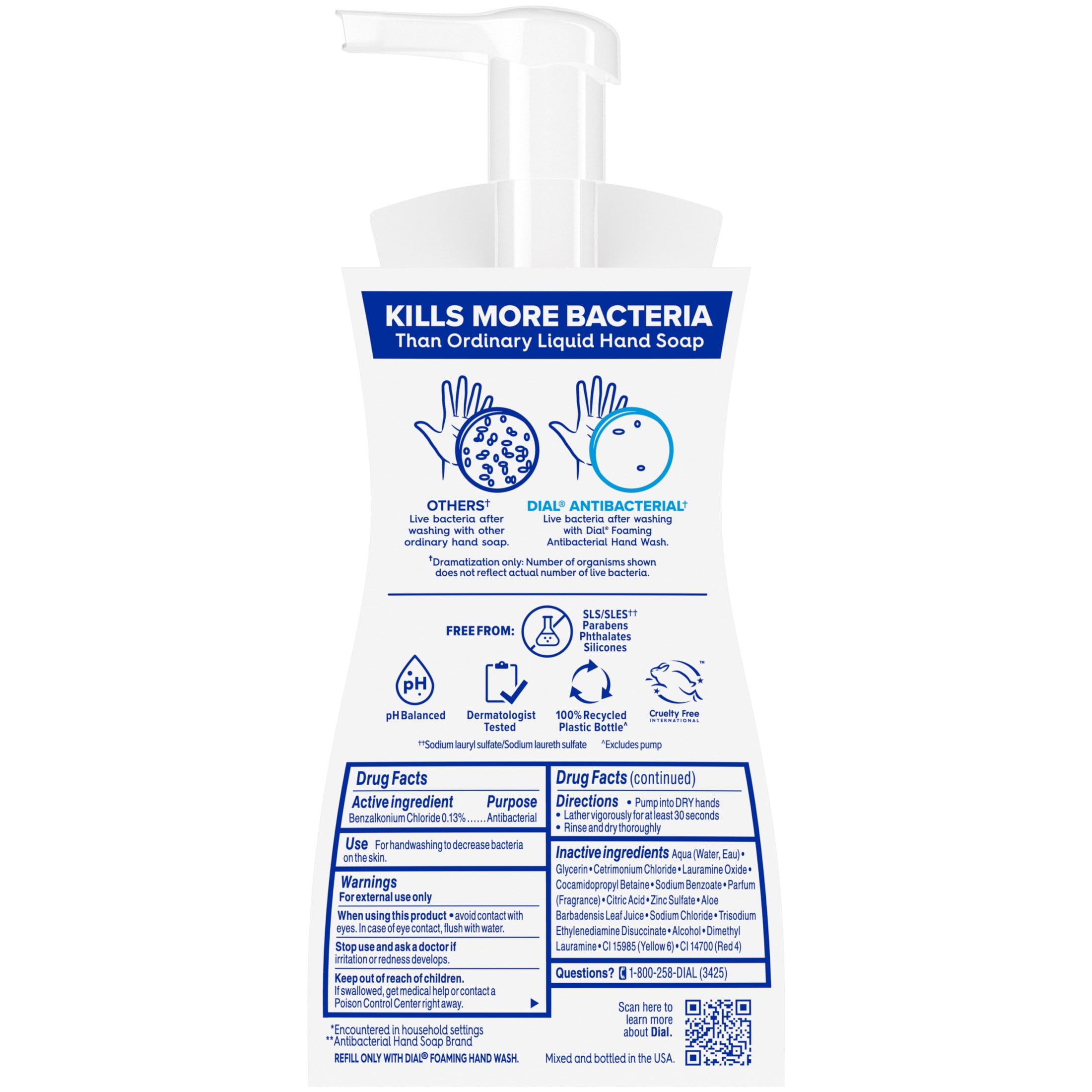 Dial Antibacterial Defense Foaming Hand Soap, Citrus Sunburst Scent (7.5 fl oz) wty5j - Image 9