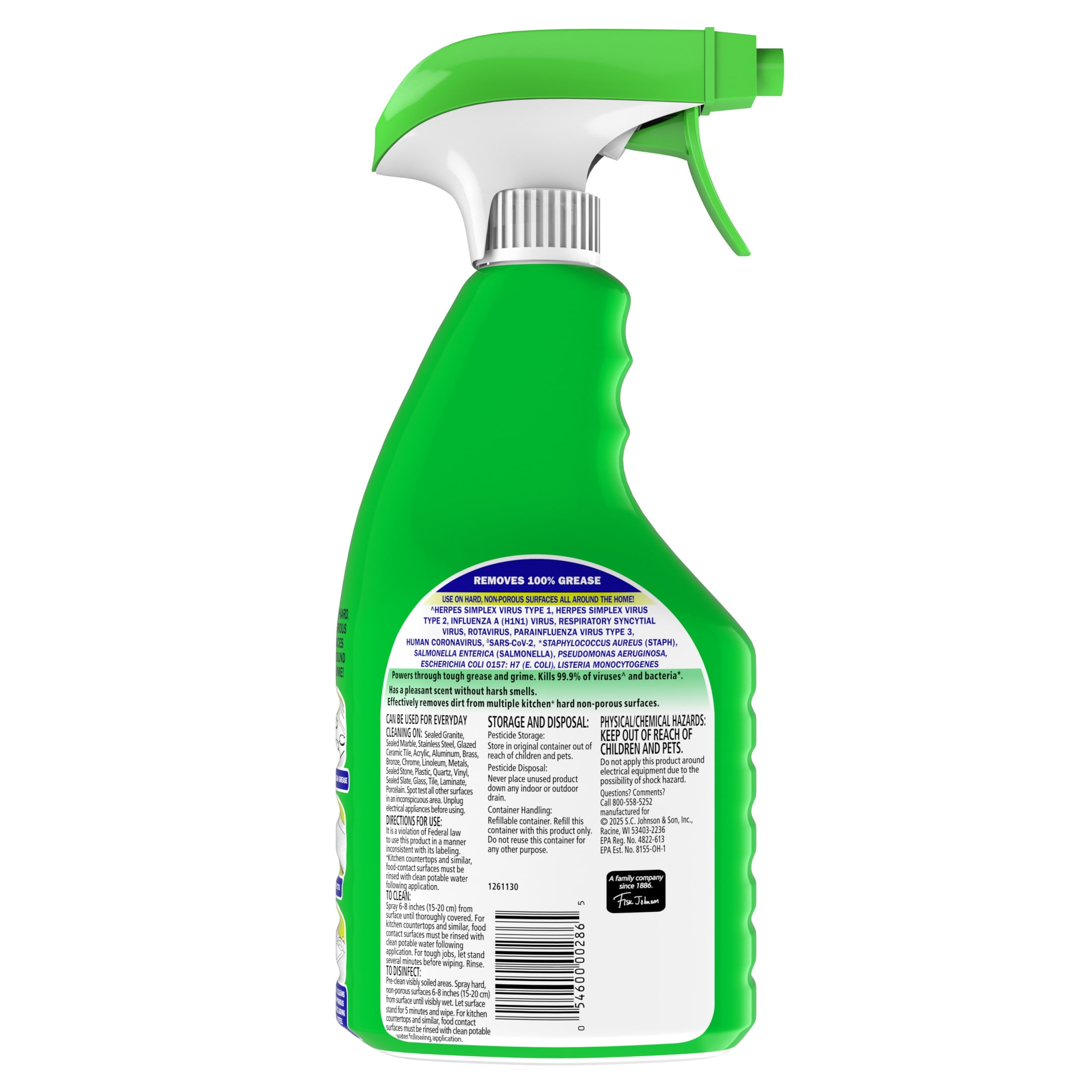 Fantastik All-Purpose Disinfectant Cleaner for Kitchen and Appliances (Fresh Scent, 32 oz) 71npa