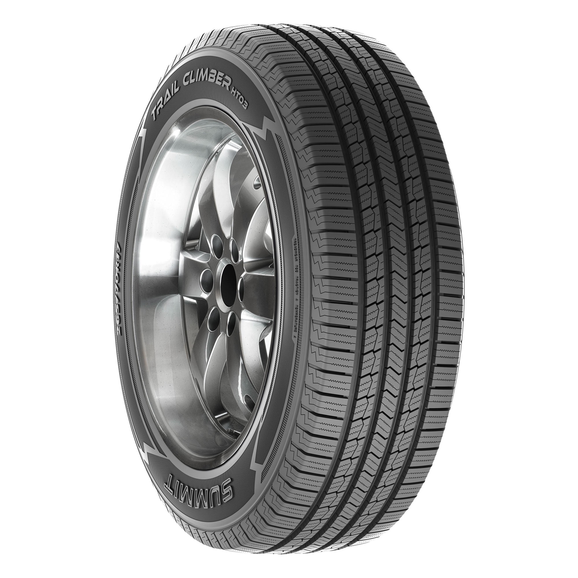 Summit Trail Climber HT03 All Season Light Truck Tire (265/70R17) r8c5t
