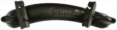 Everest Foldable Violin Shoulder Rest Ergonomic Support (Black, 3/4-4/4 Size) znnhc