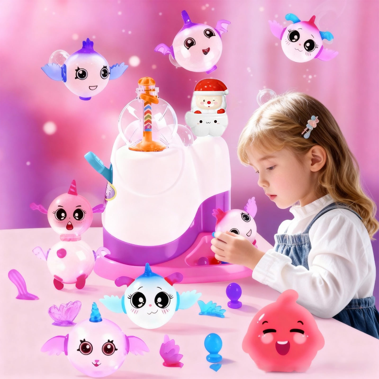 WYFCL DIY Sticky Balloon Maker Craft Kit with Pump and Accessories (Multi-color, 8.6 x 6.6 x 3.5 in) 35kkq