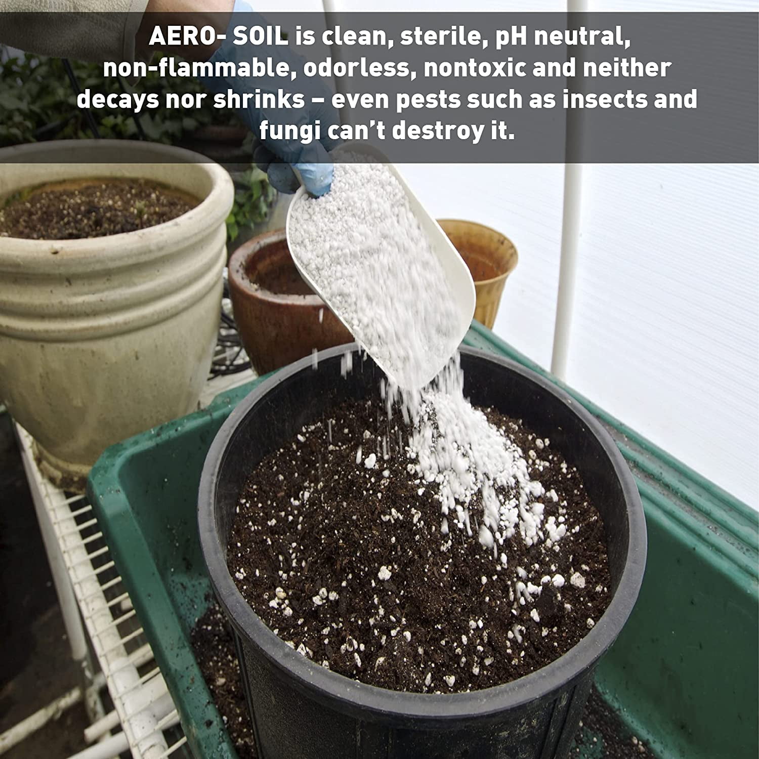 AeroSoil Premium Horticultural Perlite Soil Additive for Aeration and Drainage (White, 4 Cubic Feet) ou1tt