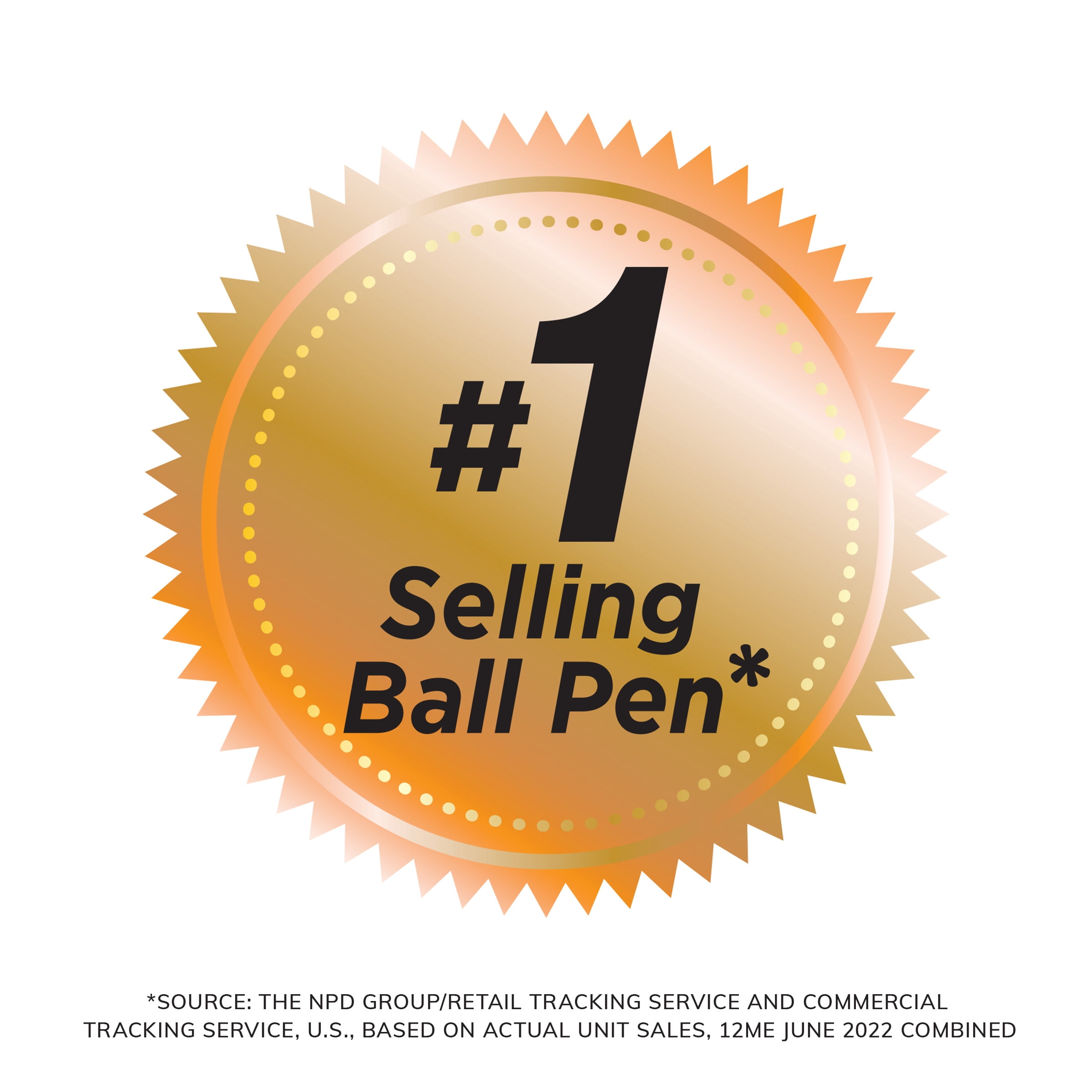 BIC Round Stic Xtra Life Ballpoint Pen, Medium Point, Red (10 Count) ipdun